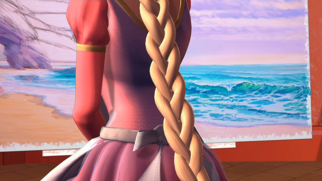 Barbie as Rapunzel background 47