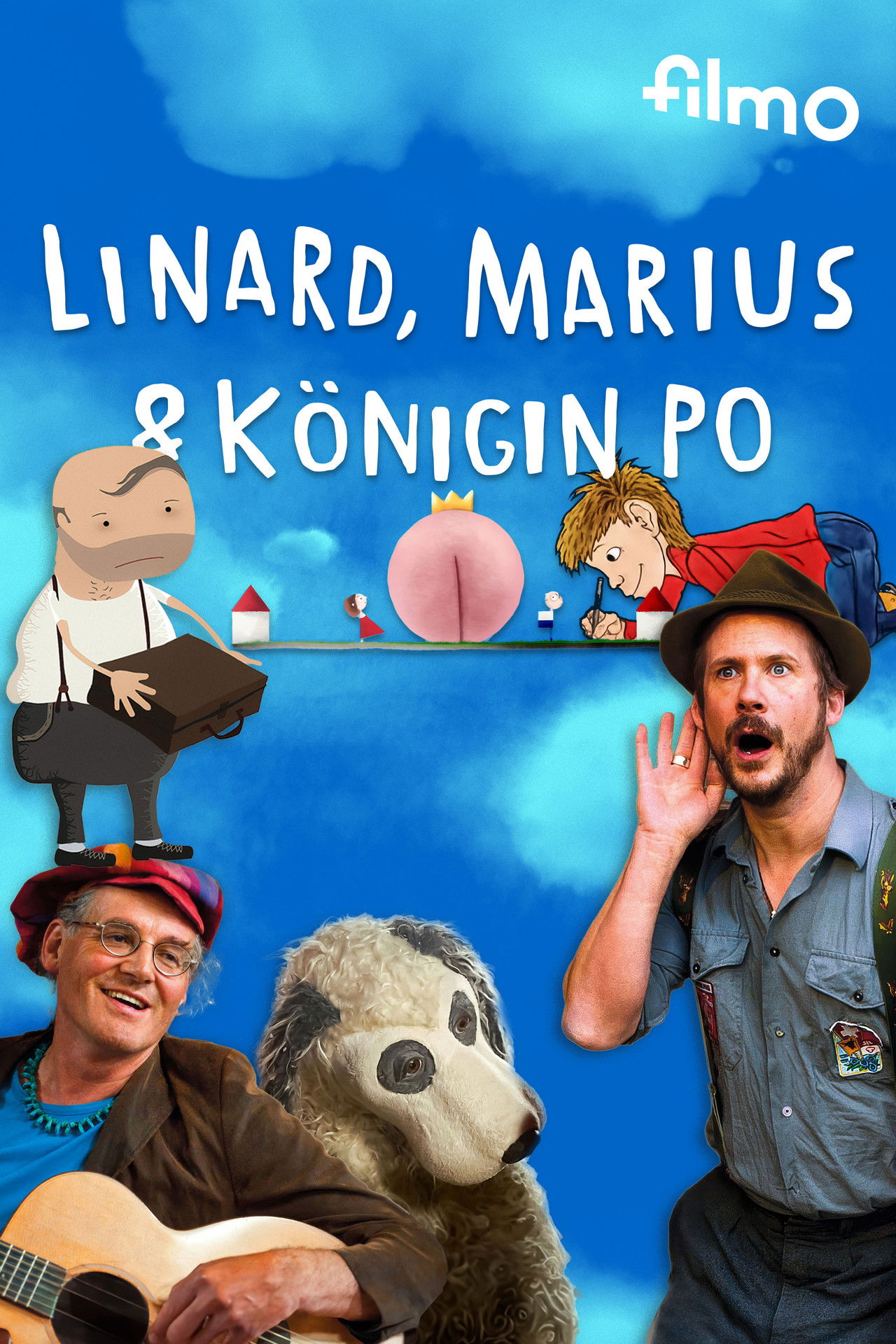 Linard, Marius und Königin Po Backdrop