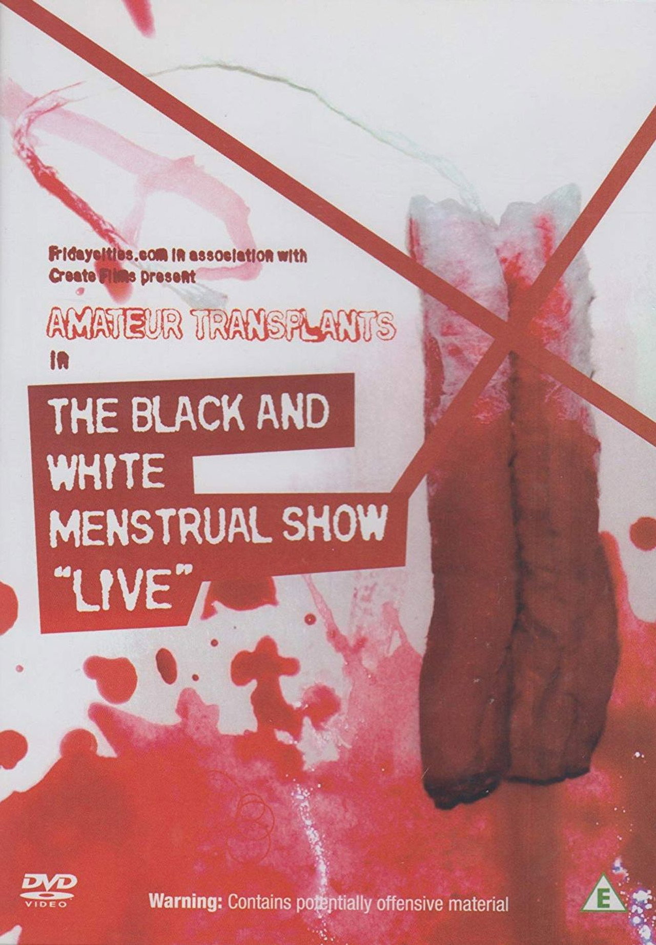 Amateur Transplants in The Black and White Menstrual Show filmaffisch