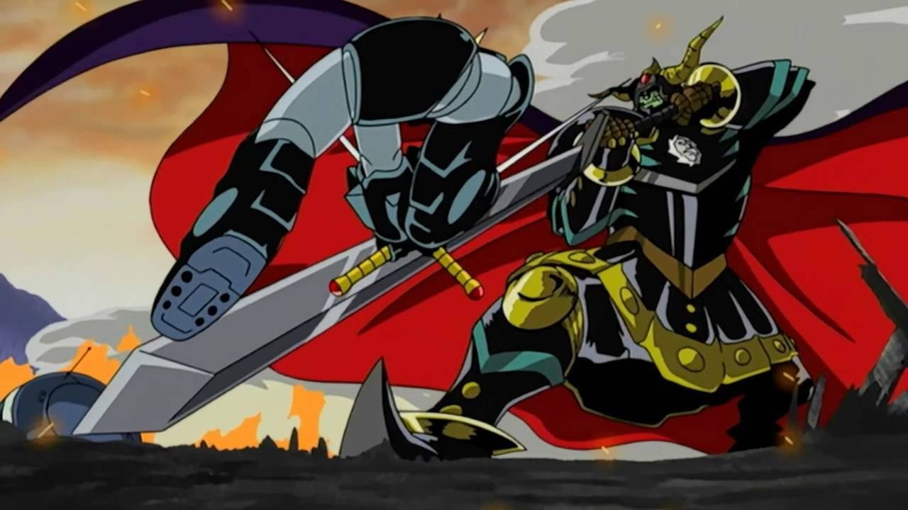 Scen från Mazinkaiser vs Great Darkness General