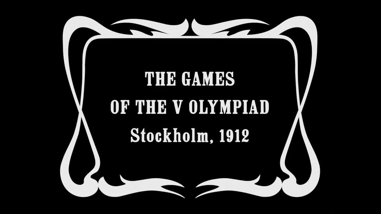 The Games of the V Olympiad Stockholm, 1912 background