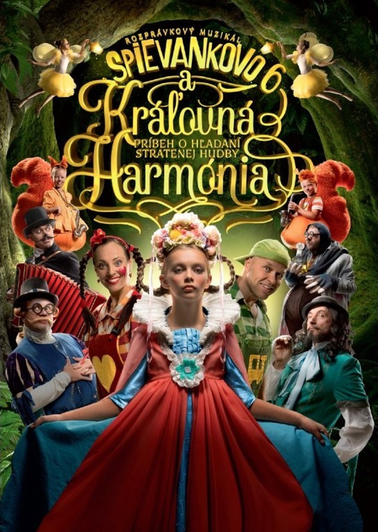 Spievankovo a kráľovná Harmónia filmaffisch