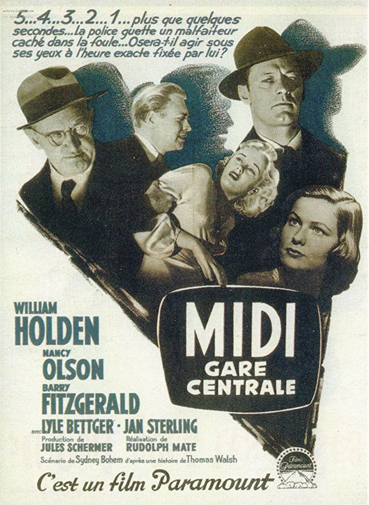 Midi, gare centrale poster