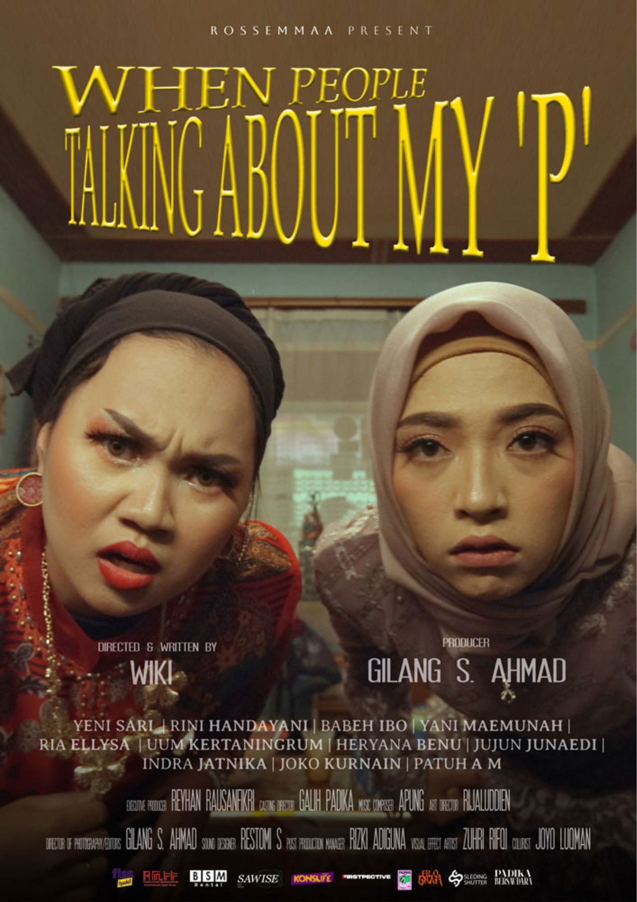 When People Talking About My 'P' Backdrop