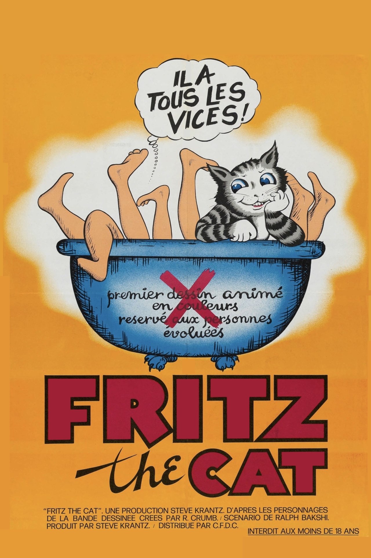 Fritz le chat poster