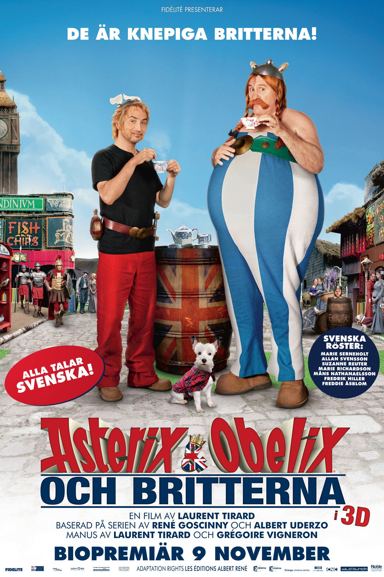 Asterix & Obelix och britterna filmaffisch