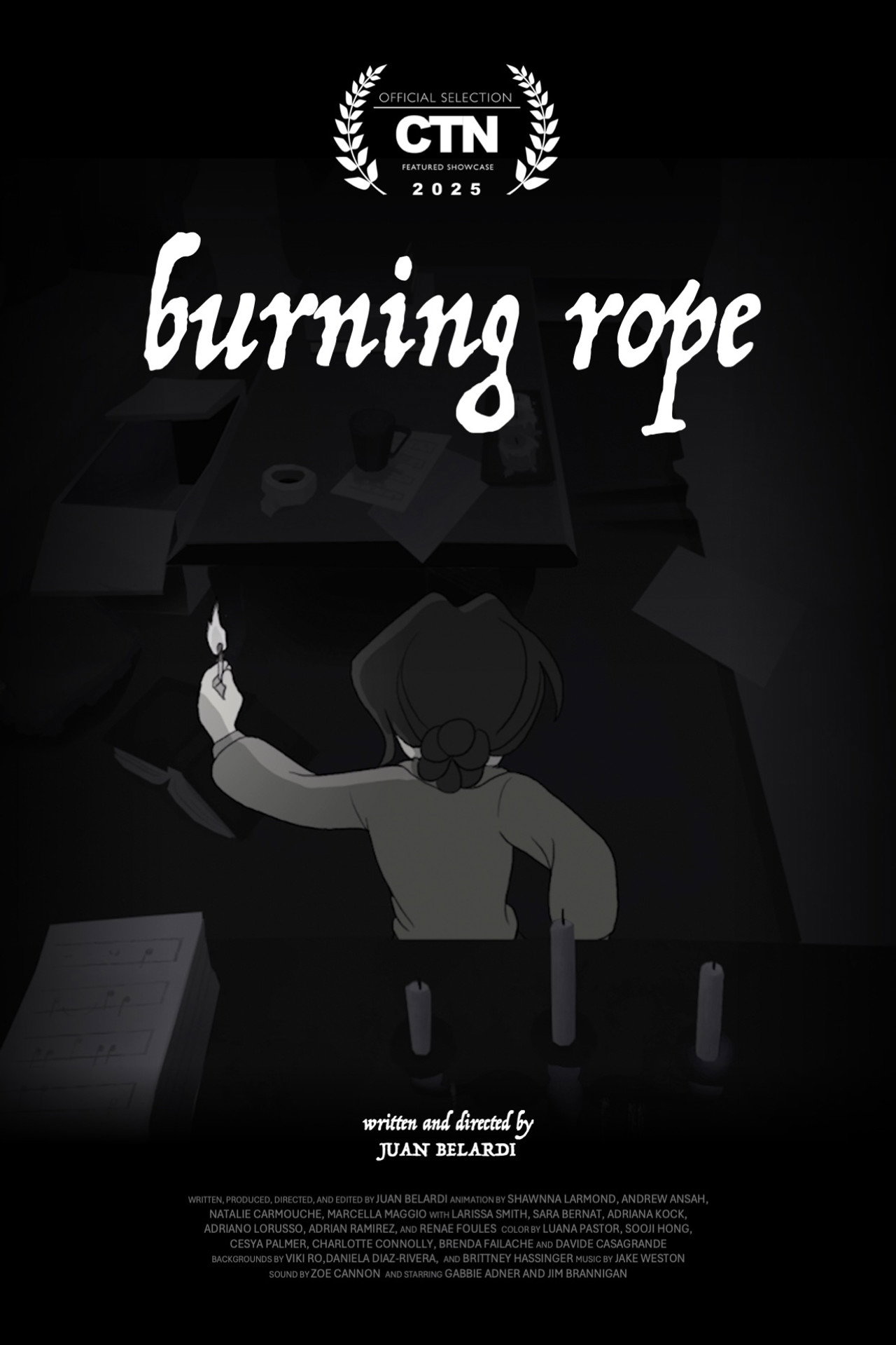 Burning Rope Backdrop