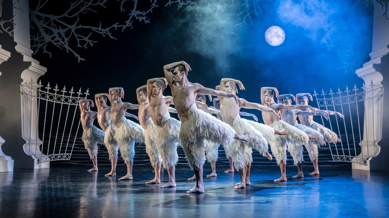 Scen från Matthew Bourne's Swan Lake