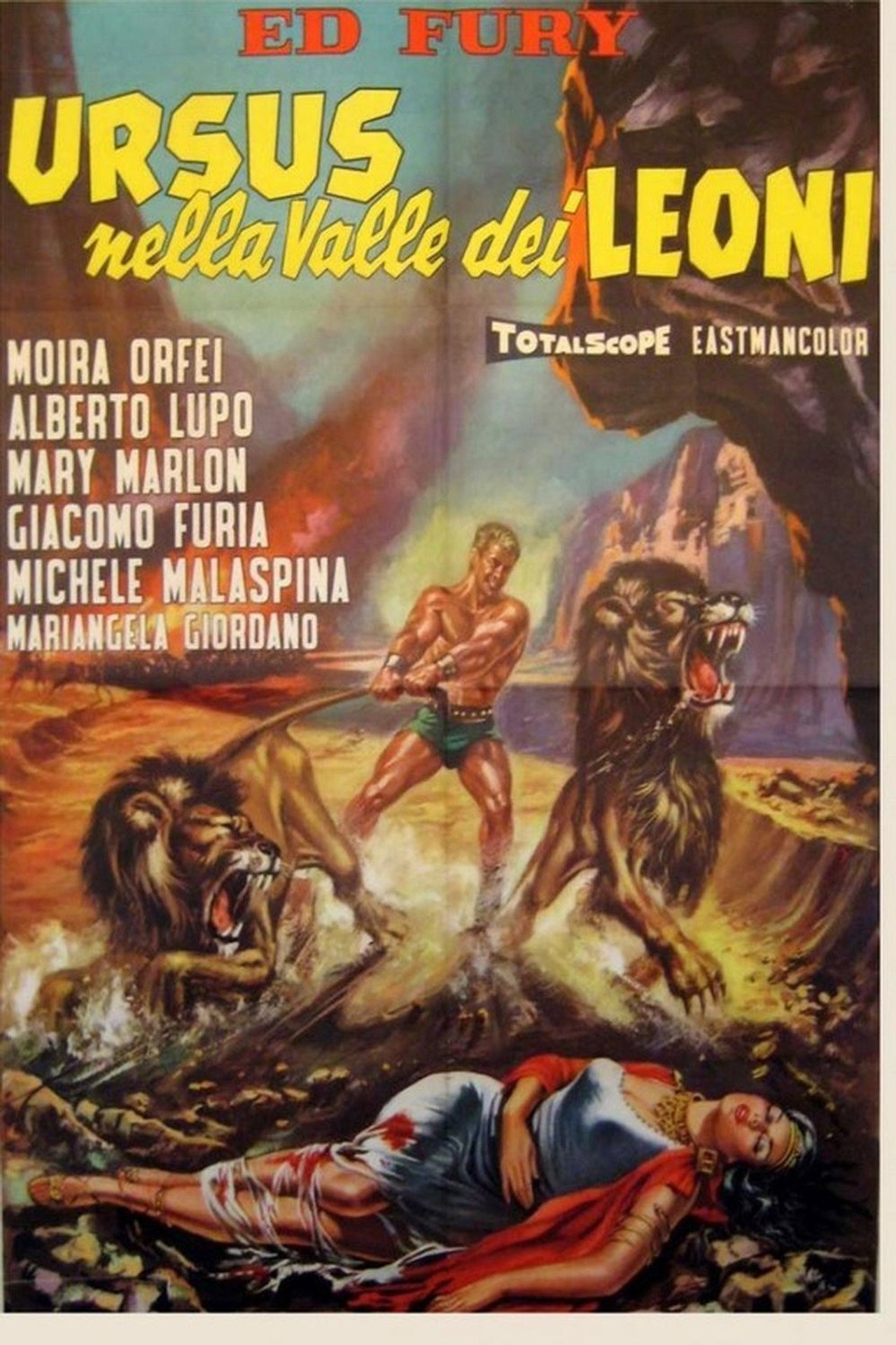 Ursus nella valle dei leoni filmaffisch