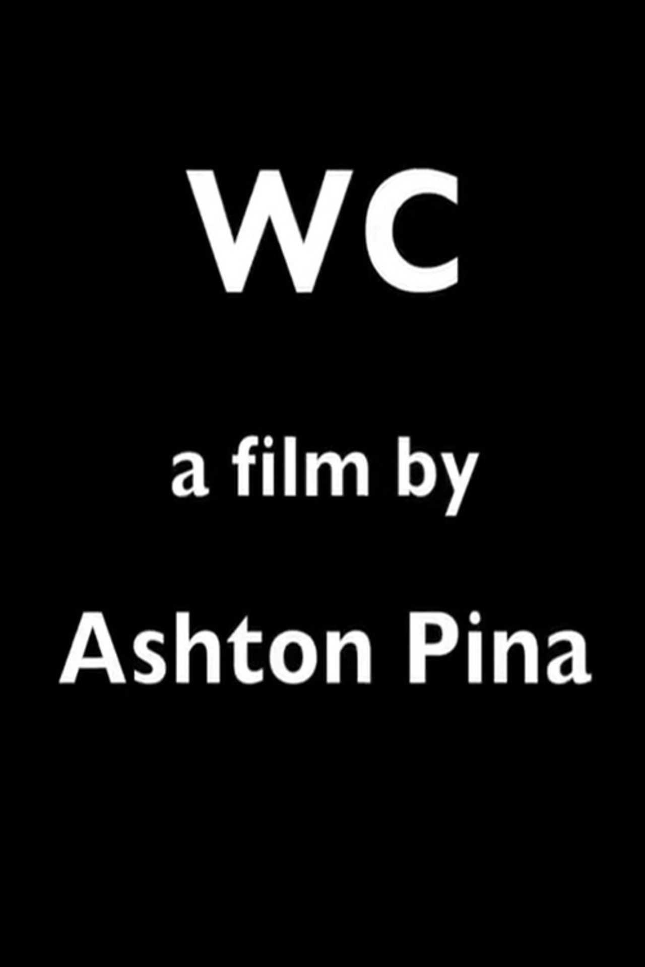 WC filmaffisch