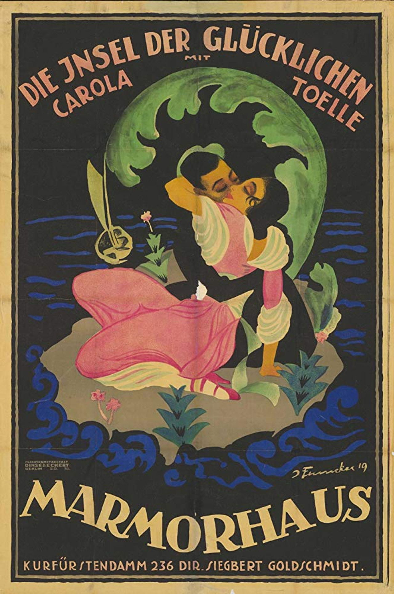 Die Insel der Glücklichen Backdrop