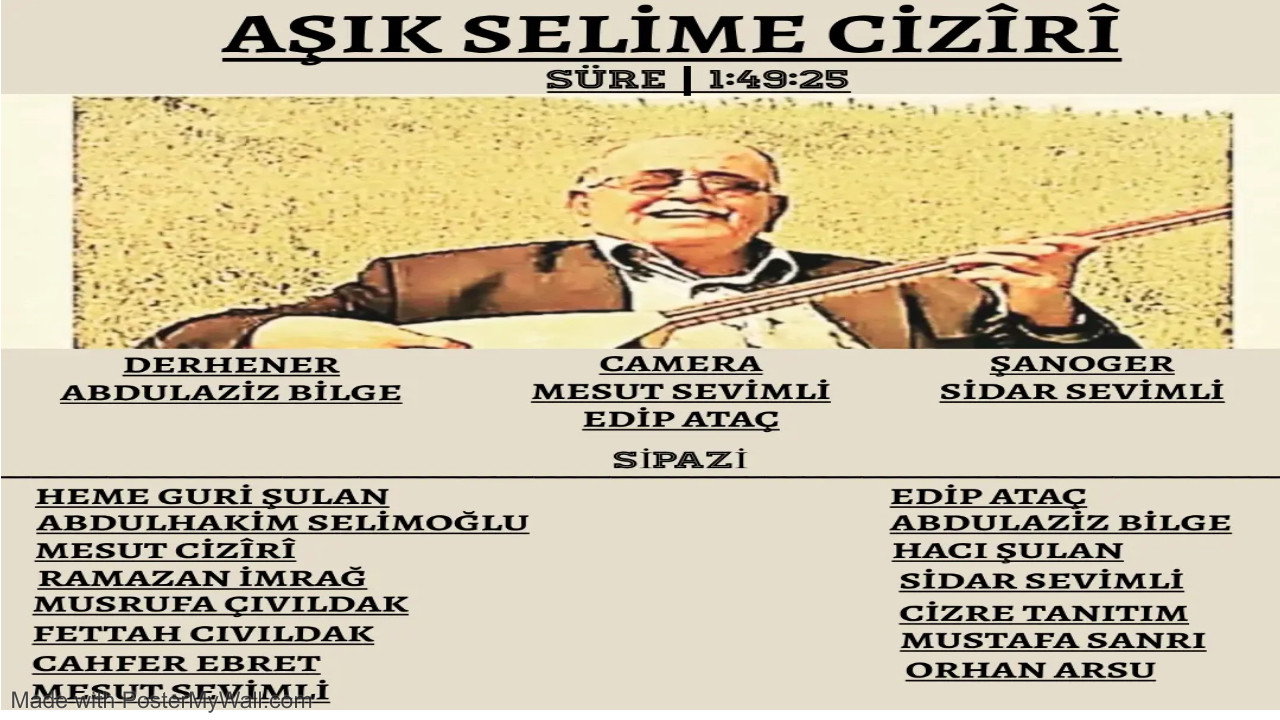 Backdrop for Dengê Evînê: Asîk Selîmê Cîzîrî