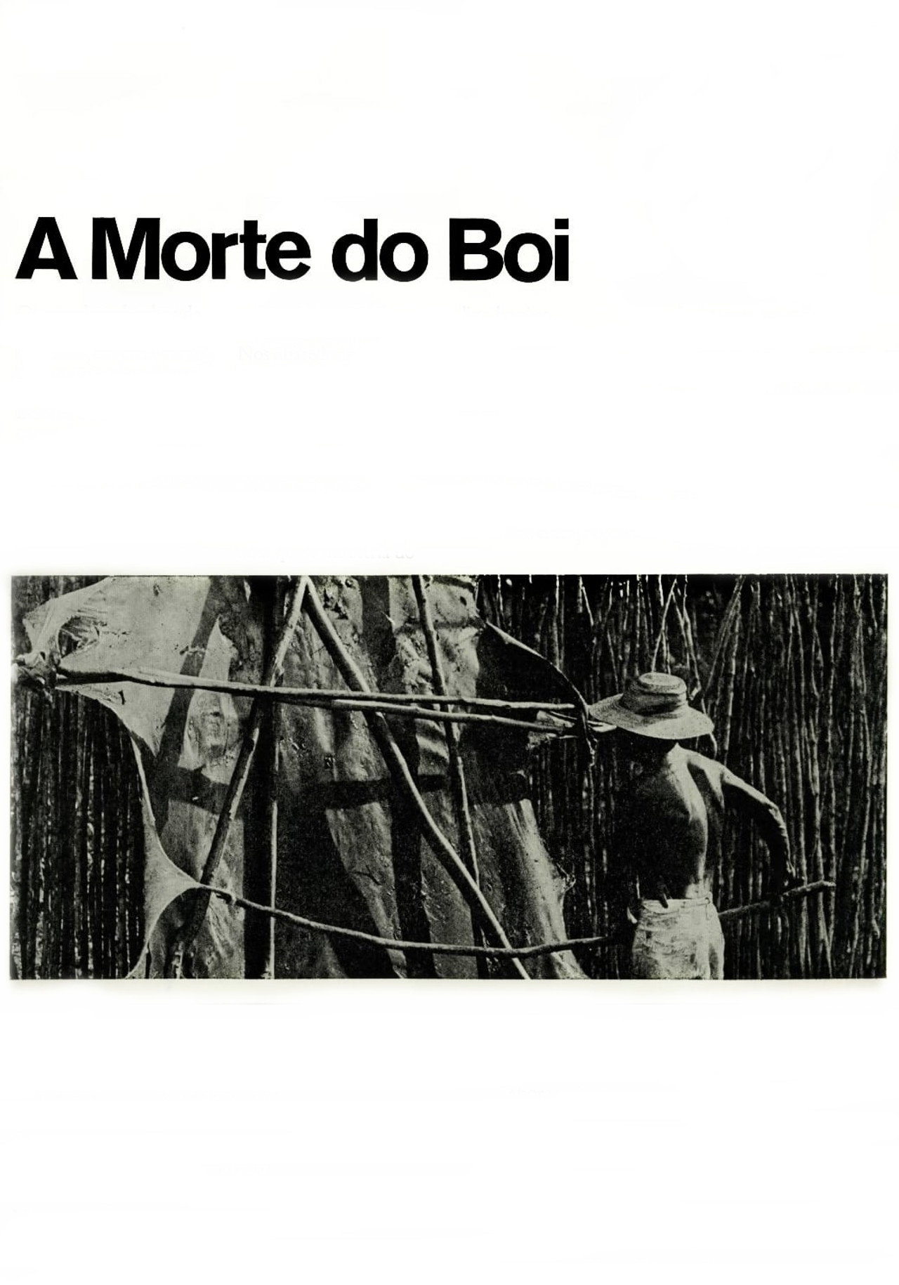 A Morte do Boi filmaffisch
