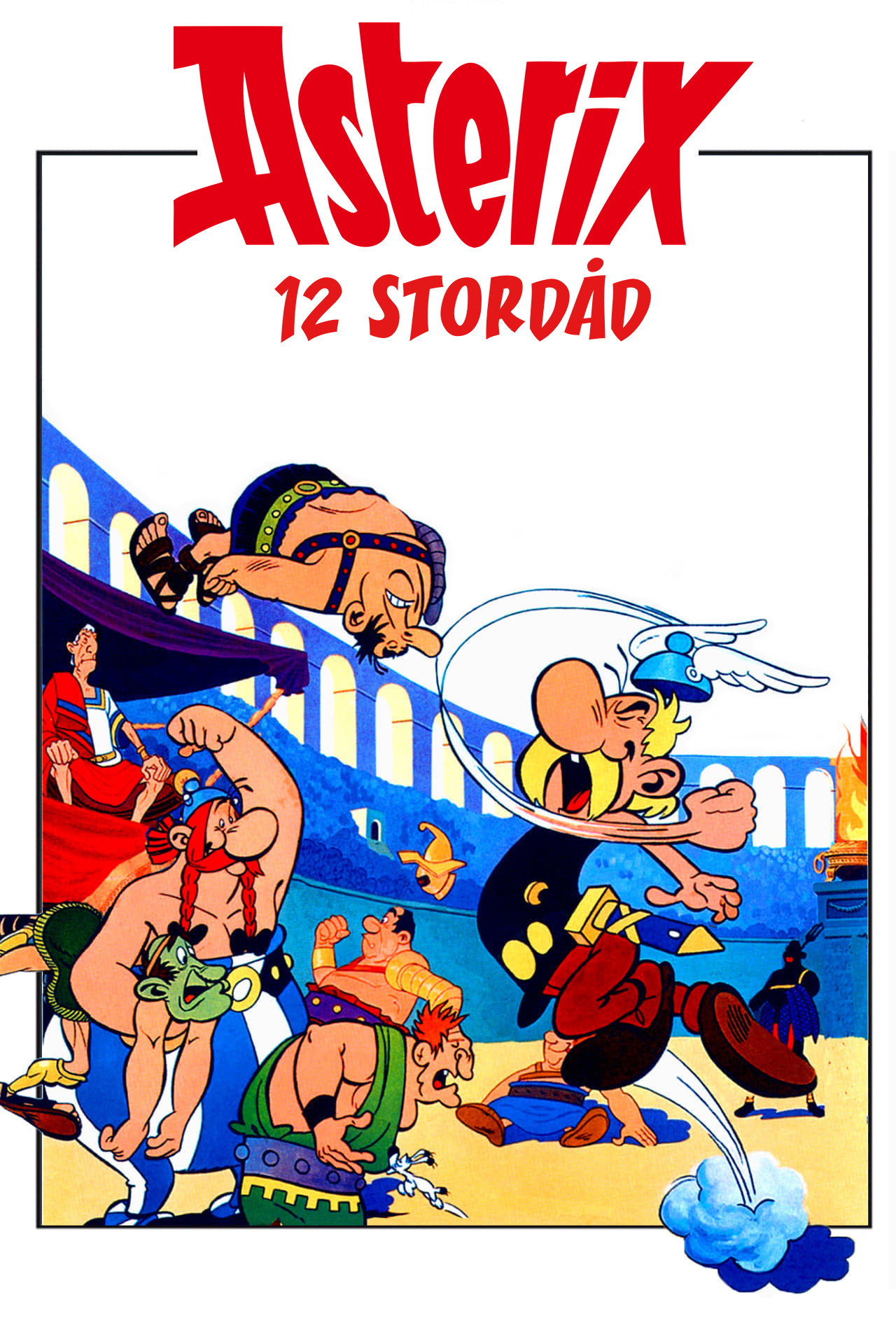 Asterix 12 stordåd filmaffisch