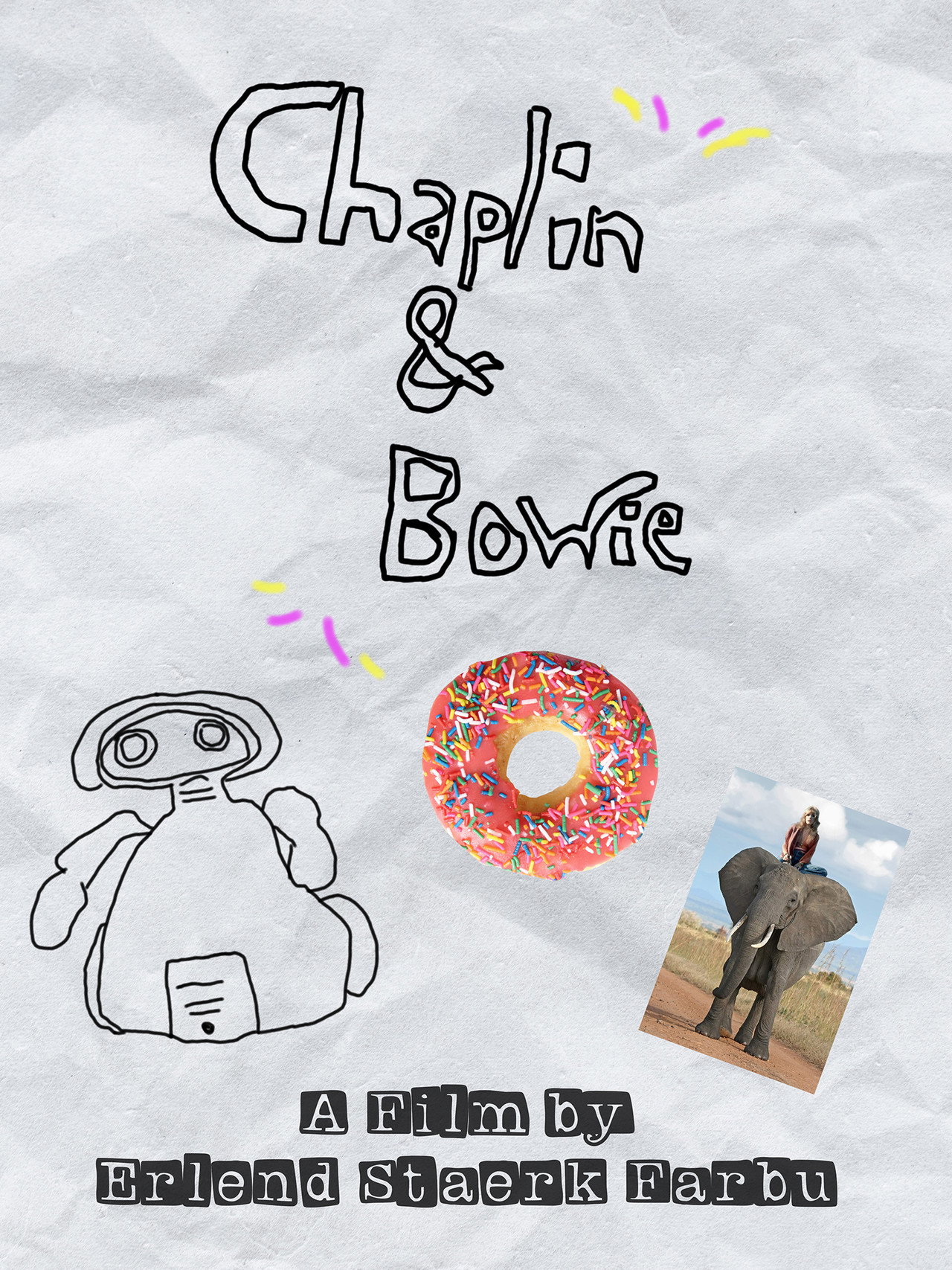 Chaplin & Bowie Backdrop