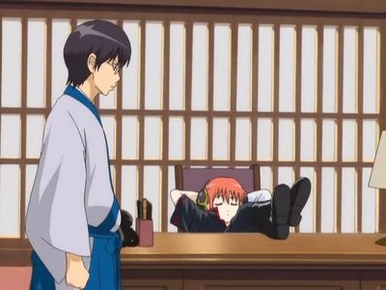 Gintama - Season 2 Episode 48 : Exaggerate the Tales of Your Exploits by a Third, So Everyone Has a Good Time / Men Have a Weakness for Girls Who Sell Flowers and Work in Pastry Shops