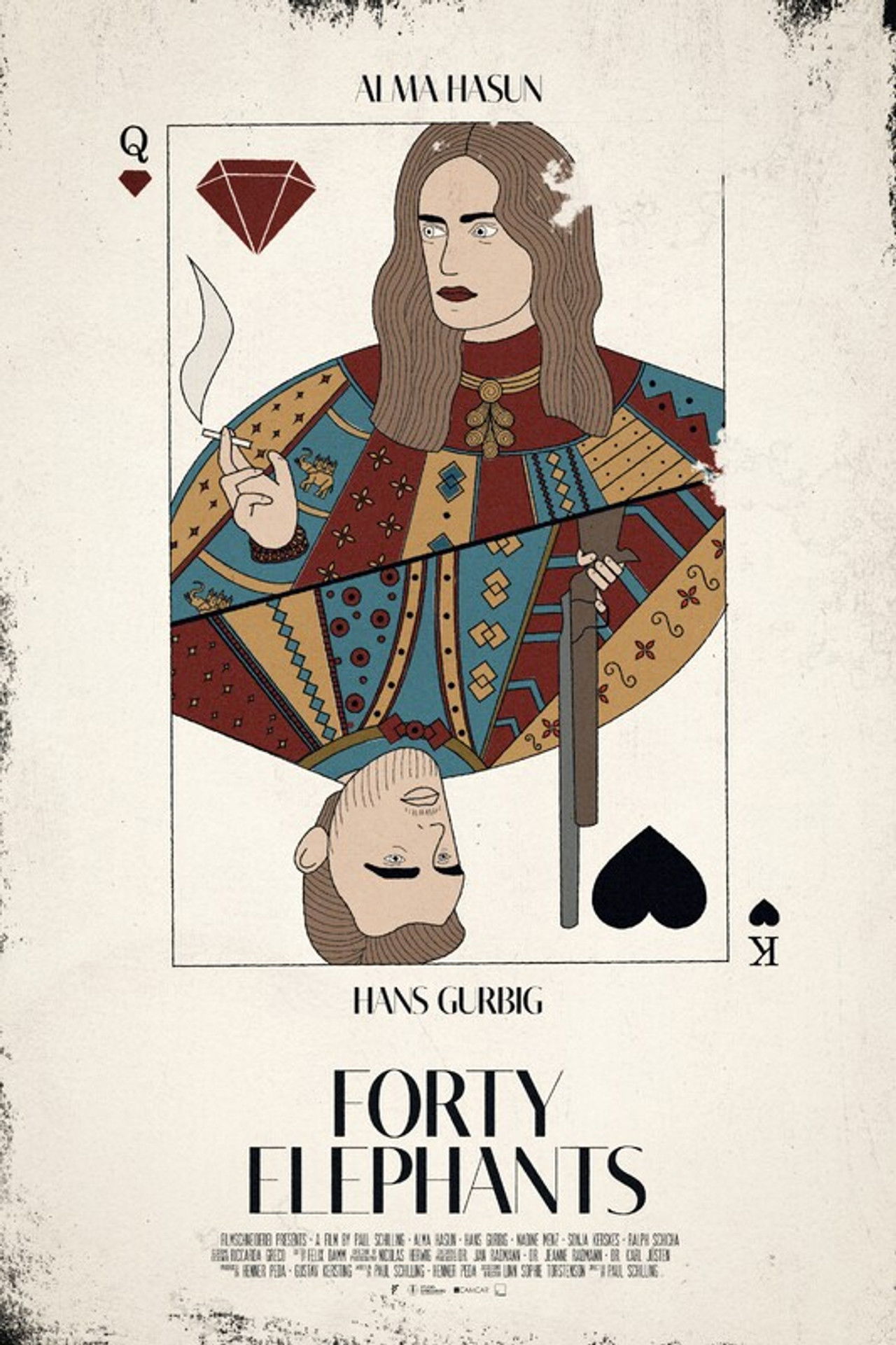 Forty Elephants Backdrop