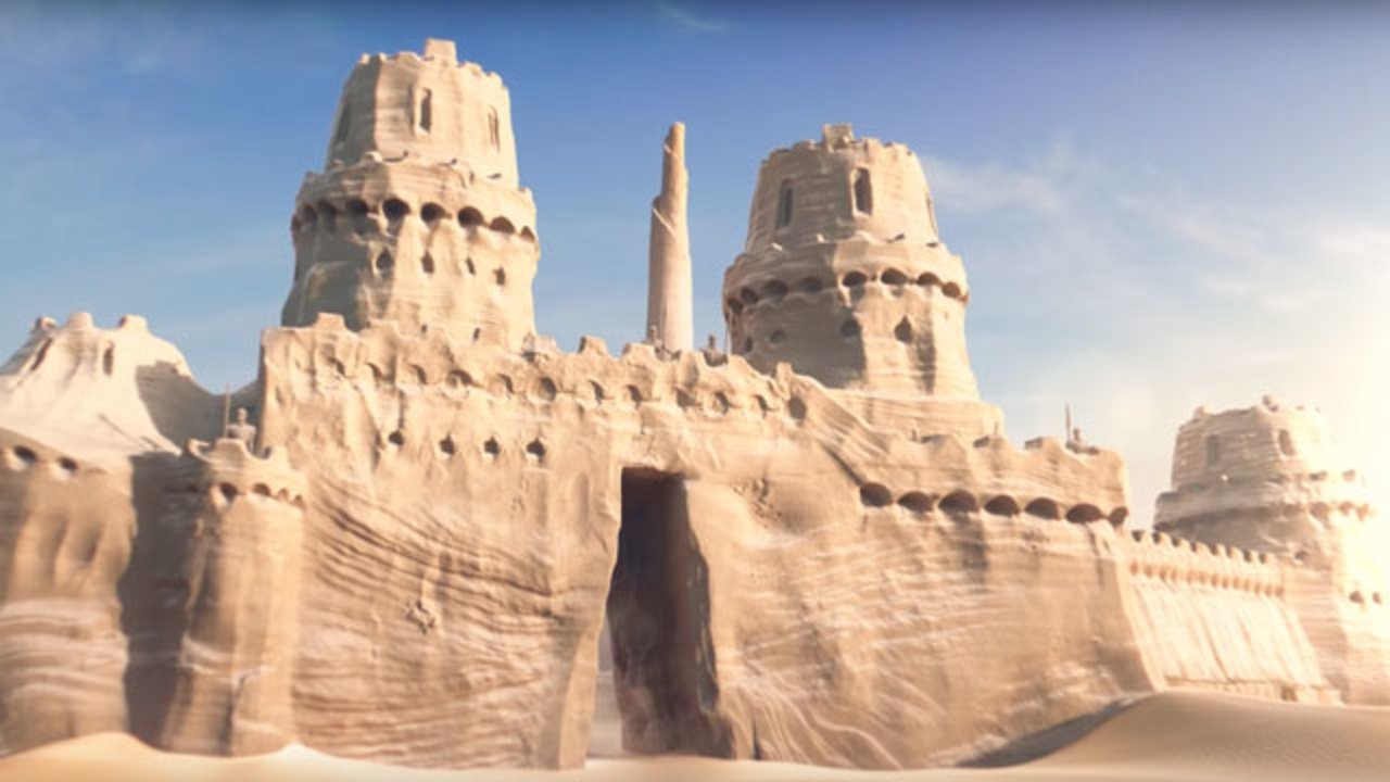 Sand Castle backdrop