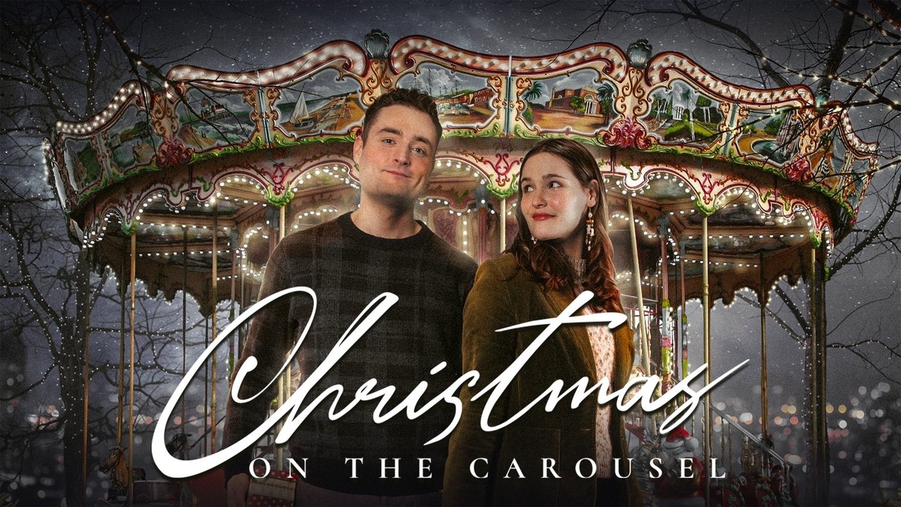 Christmas on the Carousel background