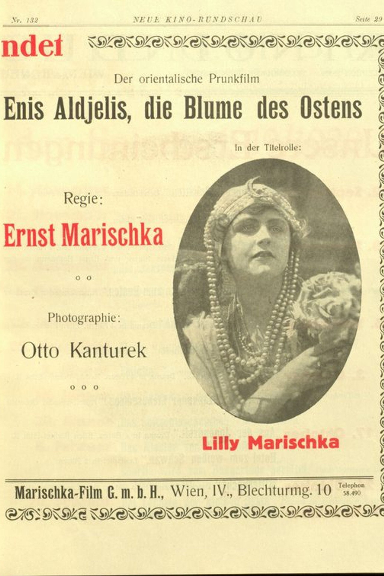 Enis Aldjelis, die Blume des Ostens poster