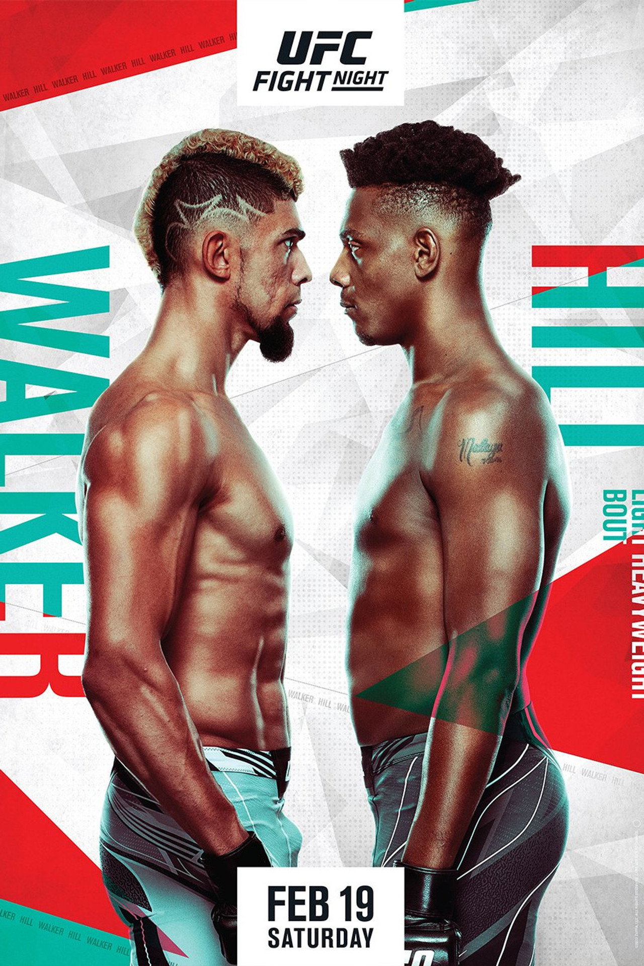 UFC Fight Night 201: Walker vs. Hill filmaffisch