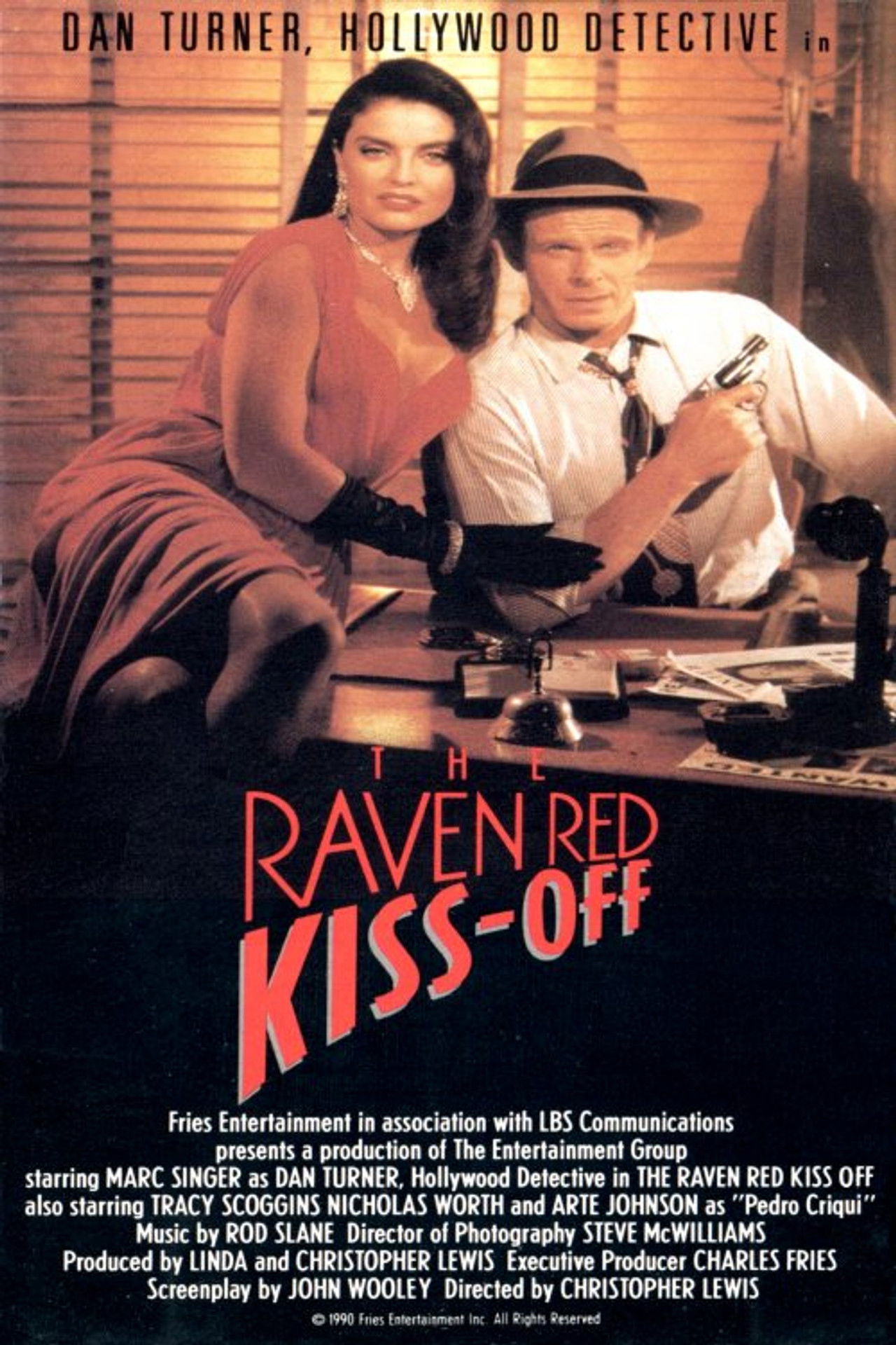 The Raven Red Kiss-Off Backdrop