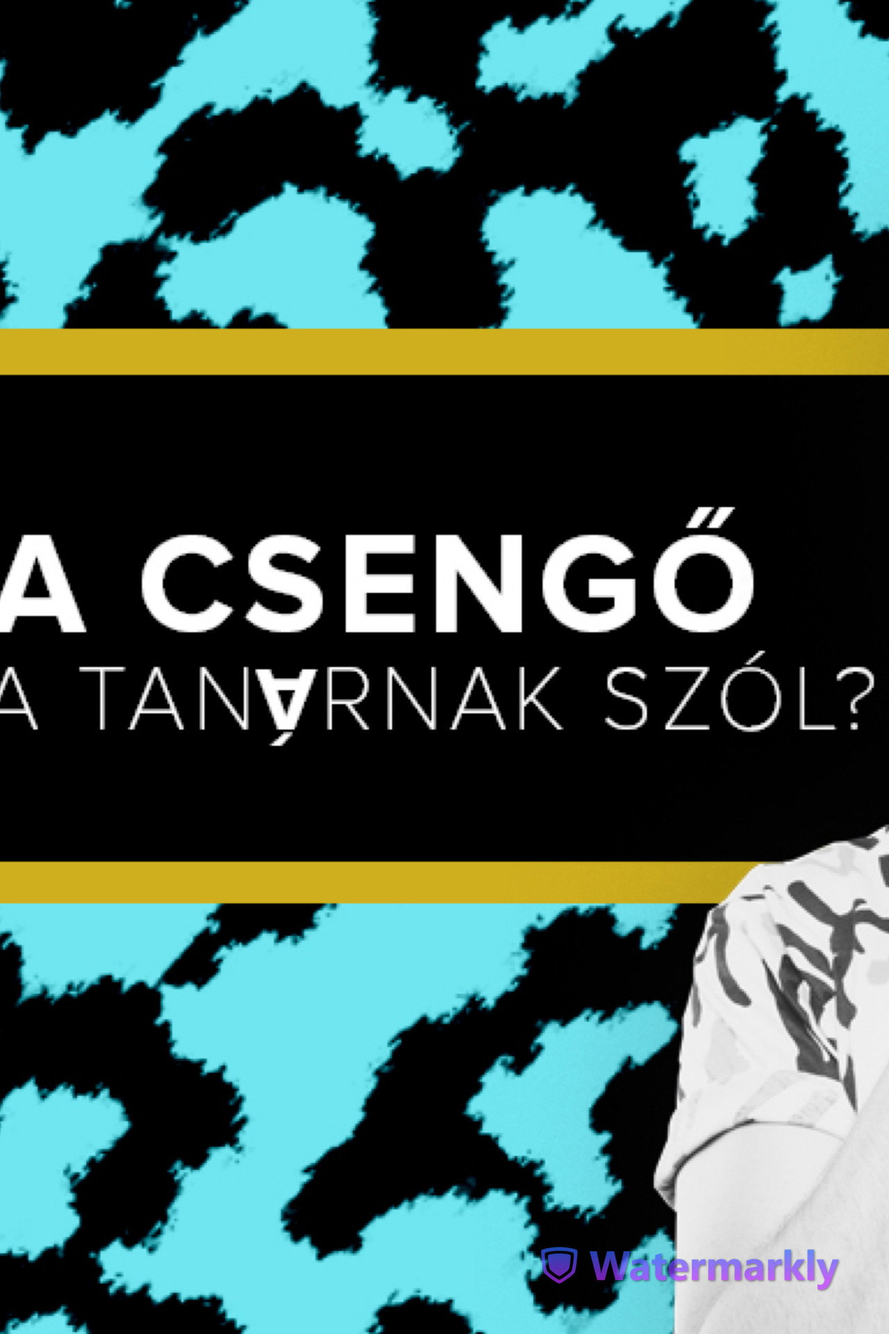A csengő a tanárnak szól? - Fülöp Viktor, Hajdú Balázs, Litkai Gergely, Szabó Balázs Máté filmaffisch