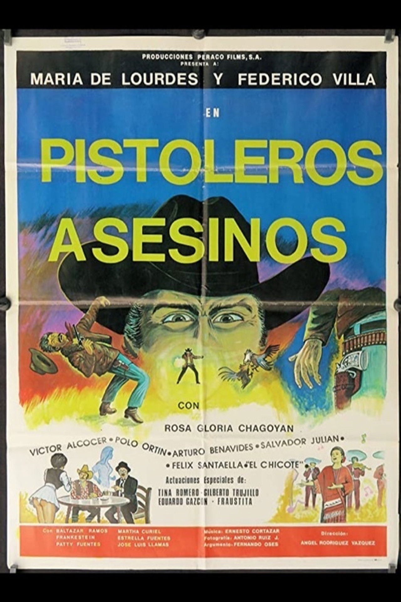 Pistoleros asesinos Backdrop