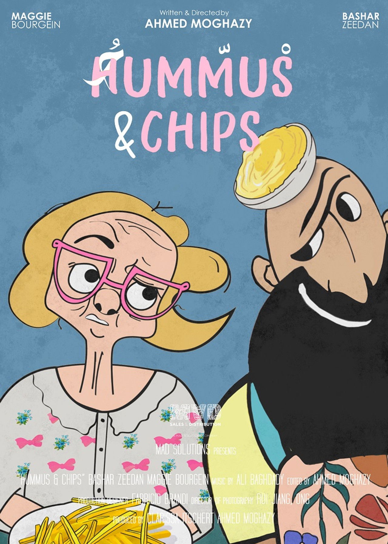 Hummus & Chips Backdrop