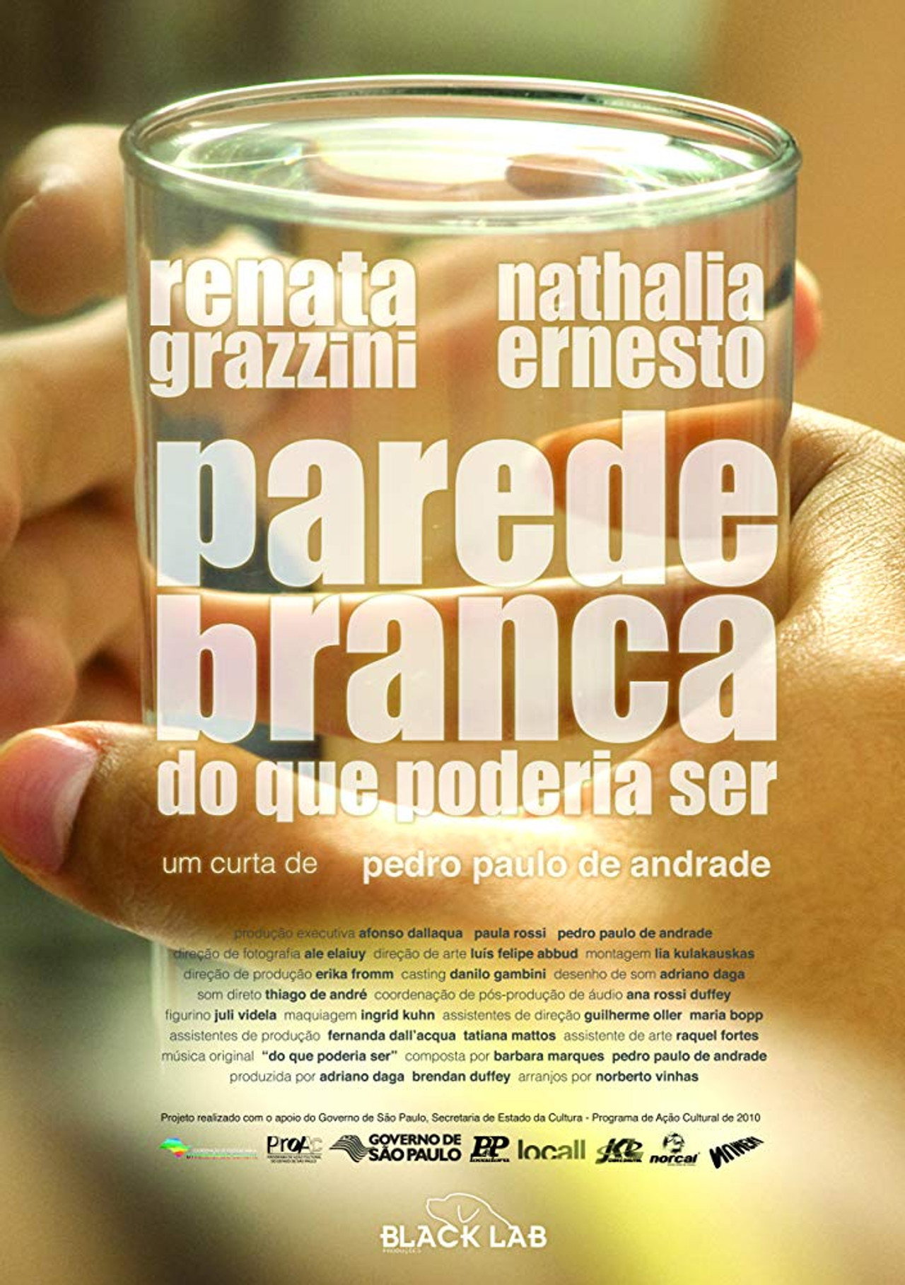 Parede branca do que poderia ser filmaffisch
