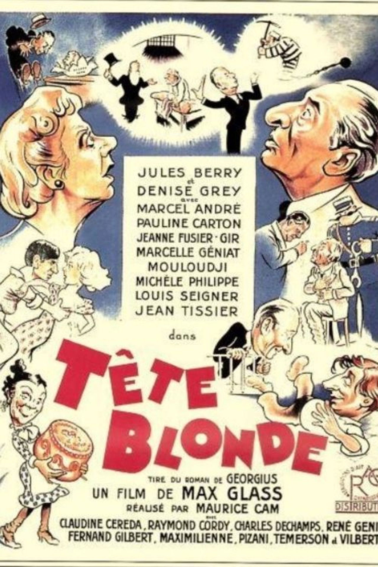 Tête blonde Backdrop