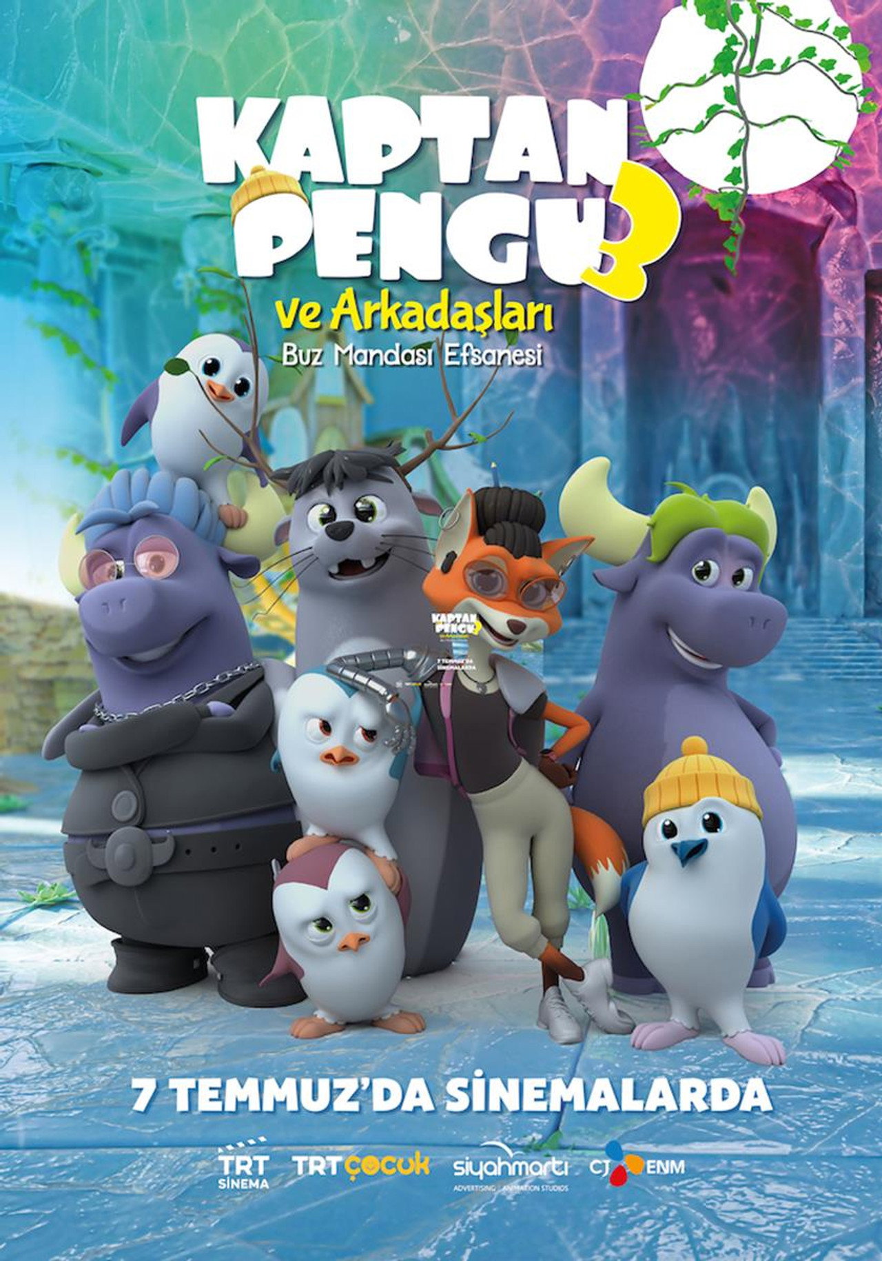 Kaptan Pengu ve Arkadaşları 3: Buz Mandası Efsanesi filmaffisch