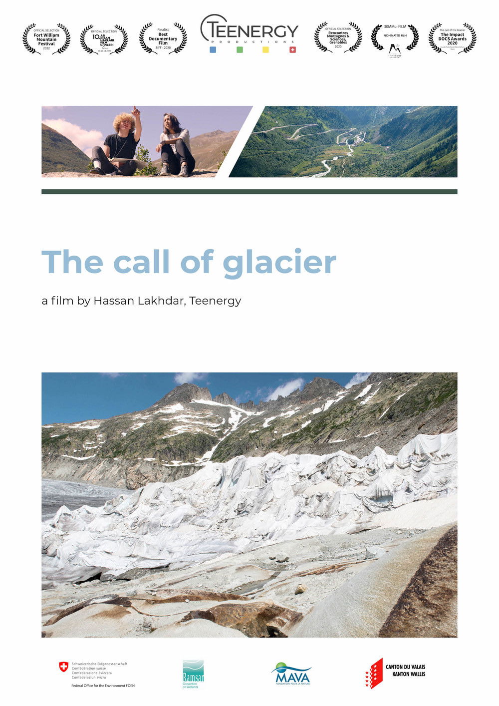 L'appel du glacier poster