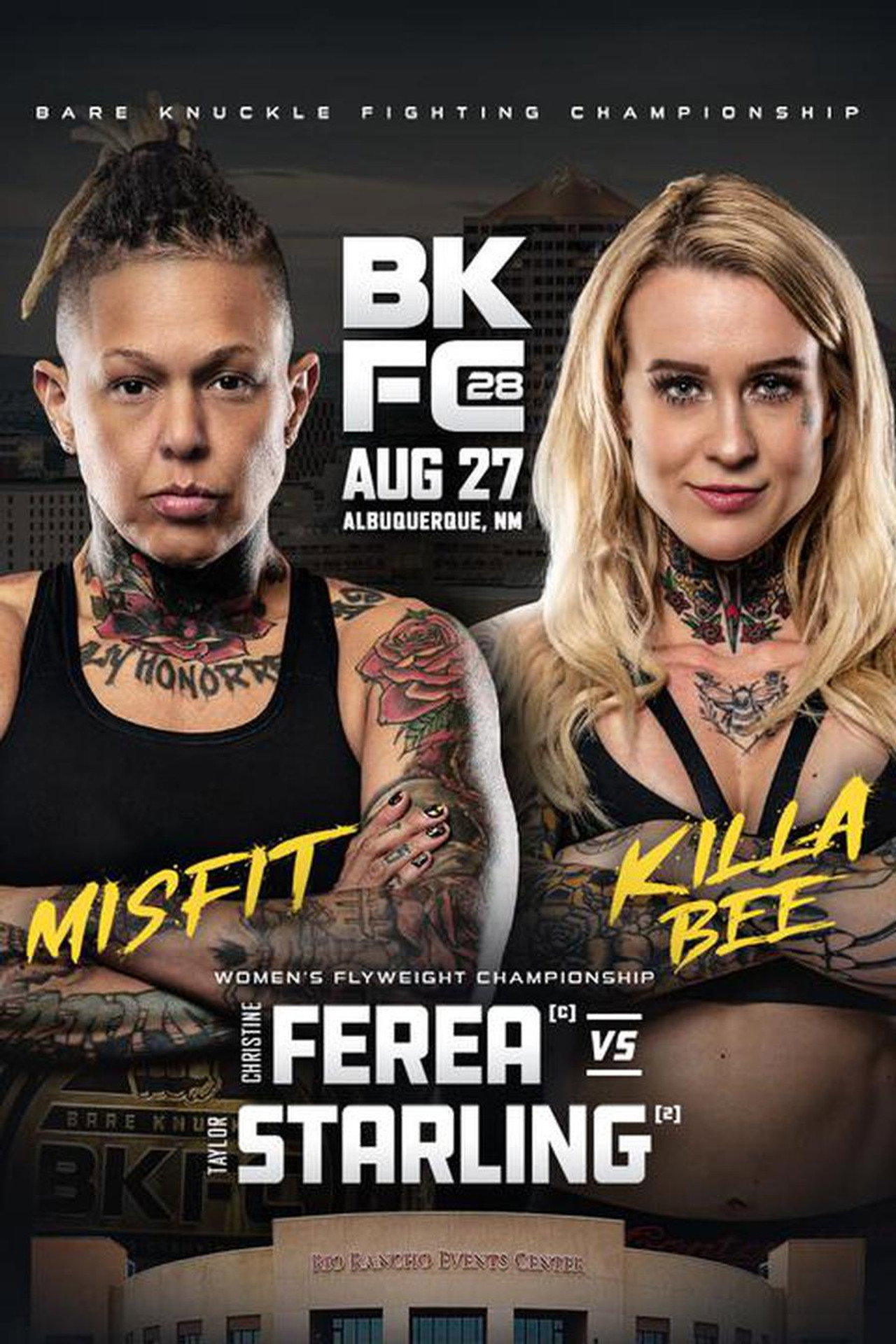 BKFC 28: Ferea vs. Starling filmaffisch