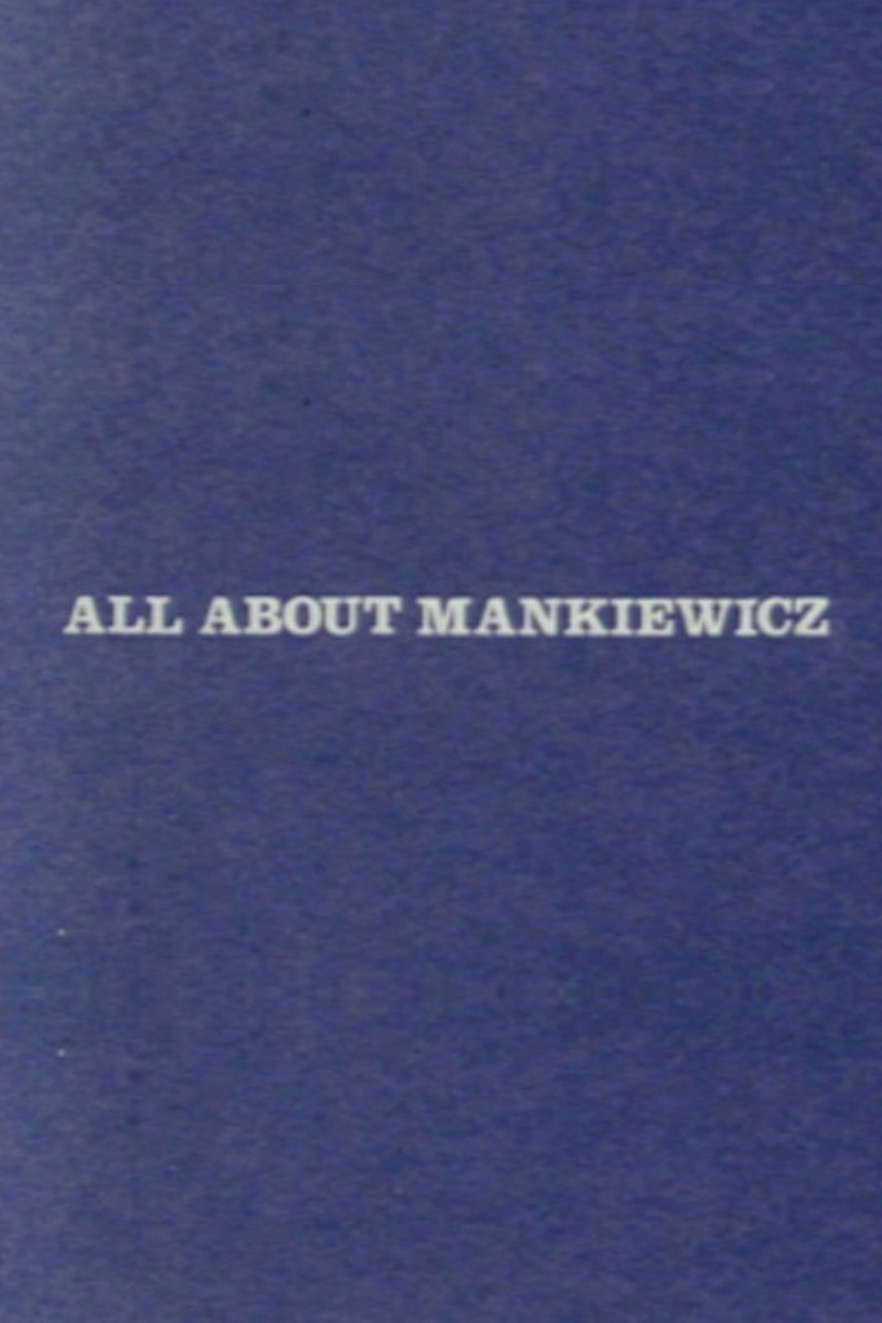 All About Mankiewicz Backdrop