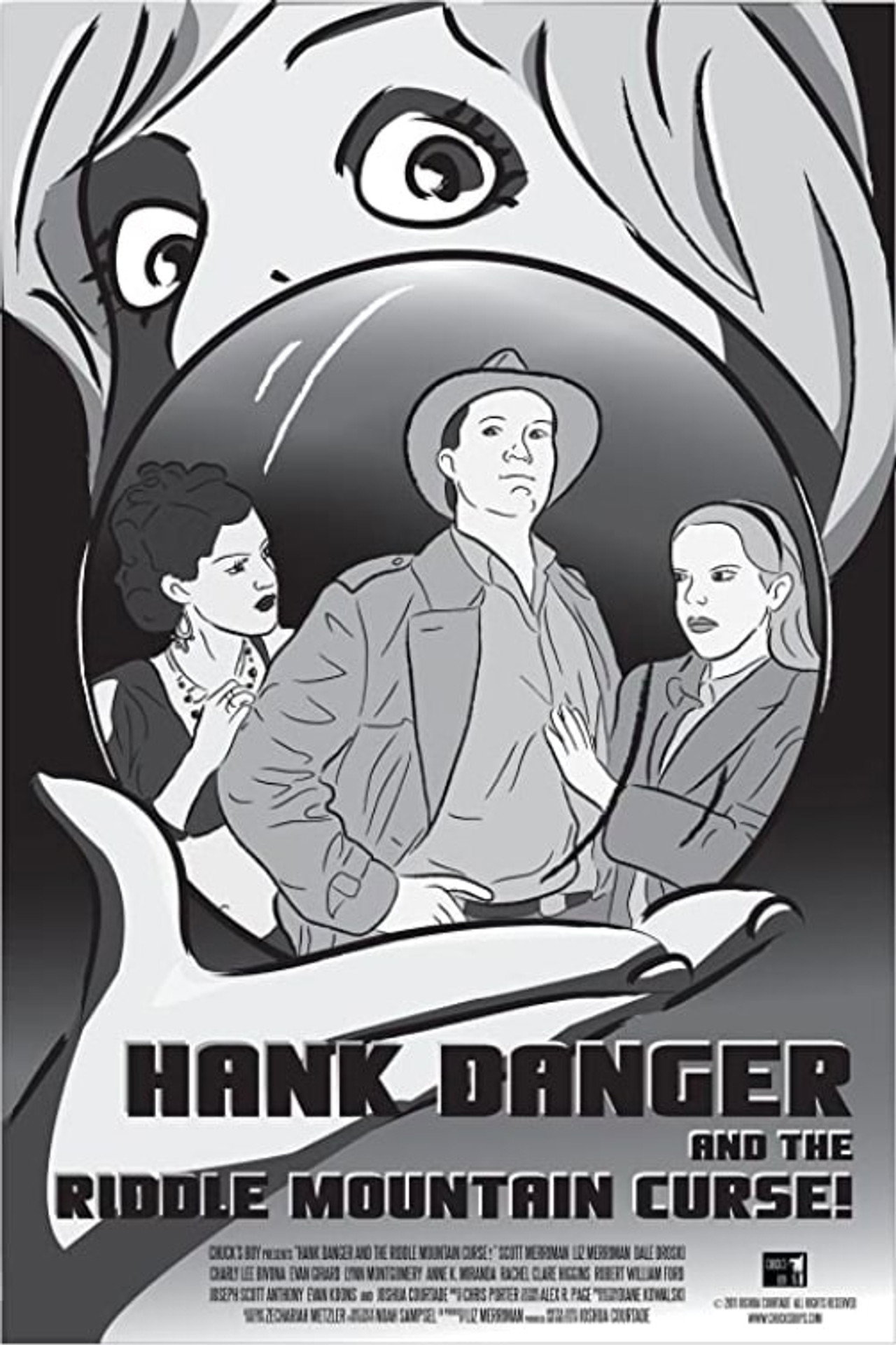 Hank Danger and the Riddle Mountain Curse filmaffisch