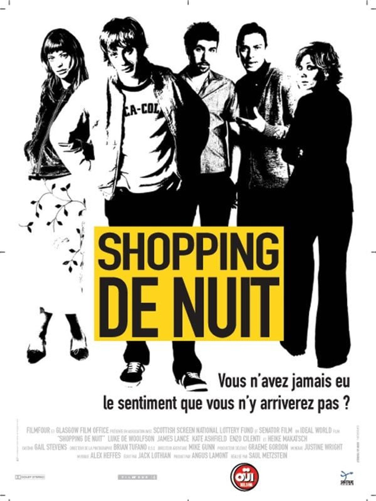 Shopping de nuit poster