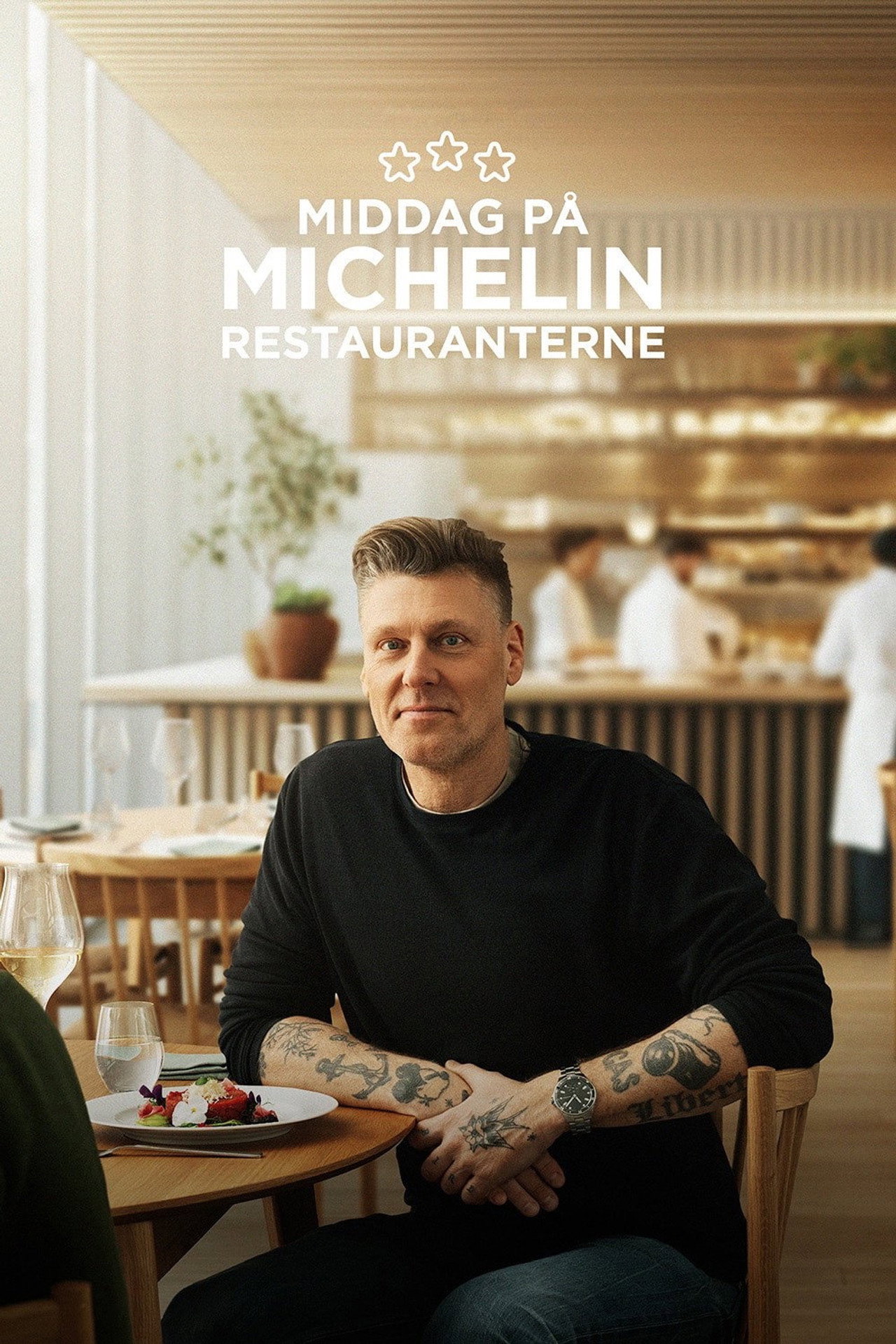 Middag på Michelin-restauranterne affisch
