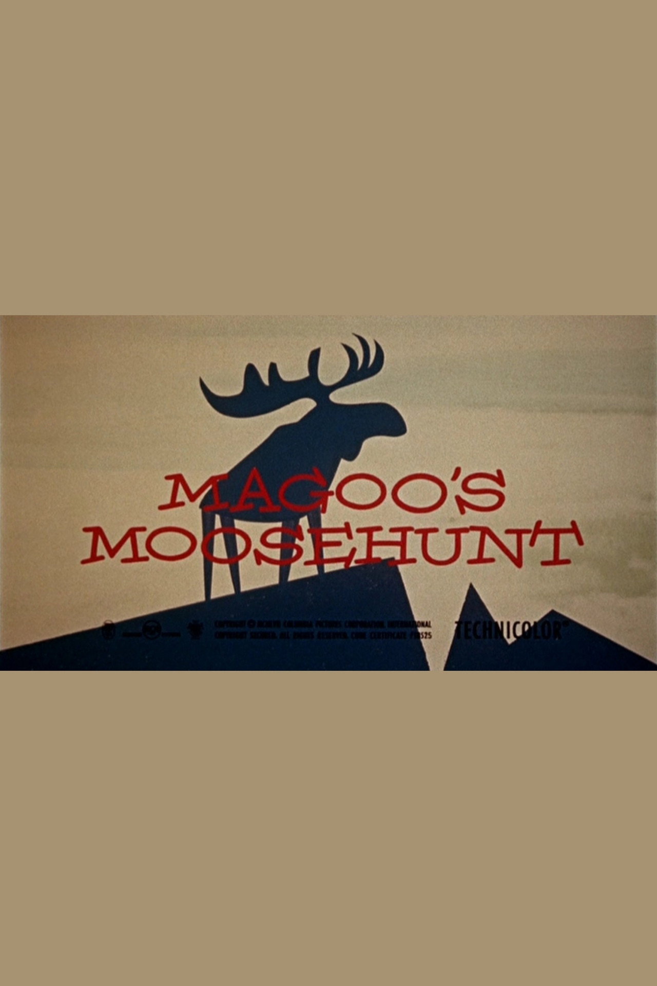 Magoo's Moose Hunt filmaffisch