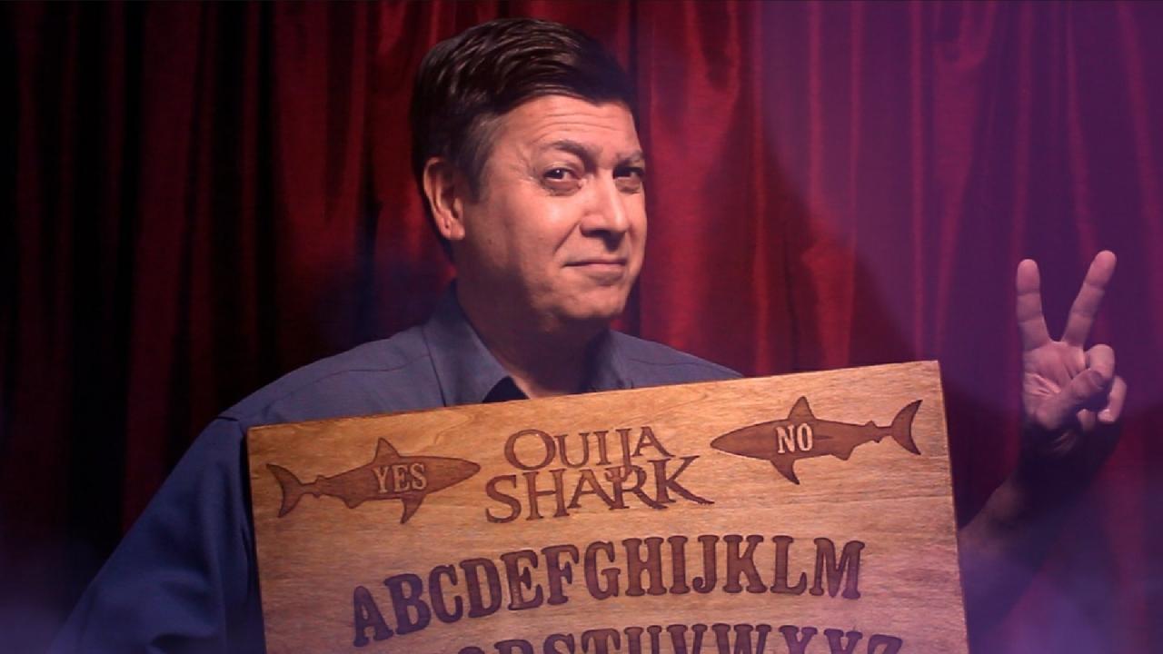 Scen från Ouija Shark