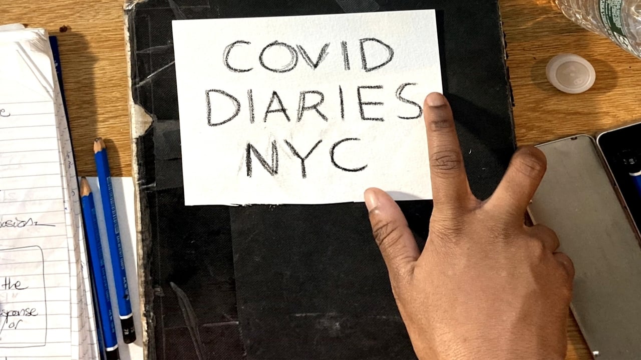 Covid Diaries NYC background