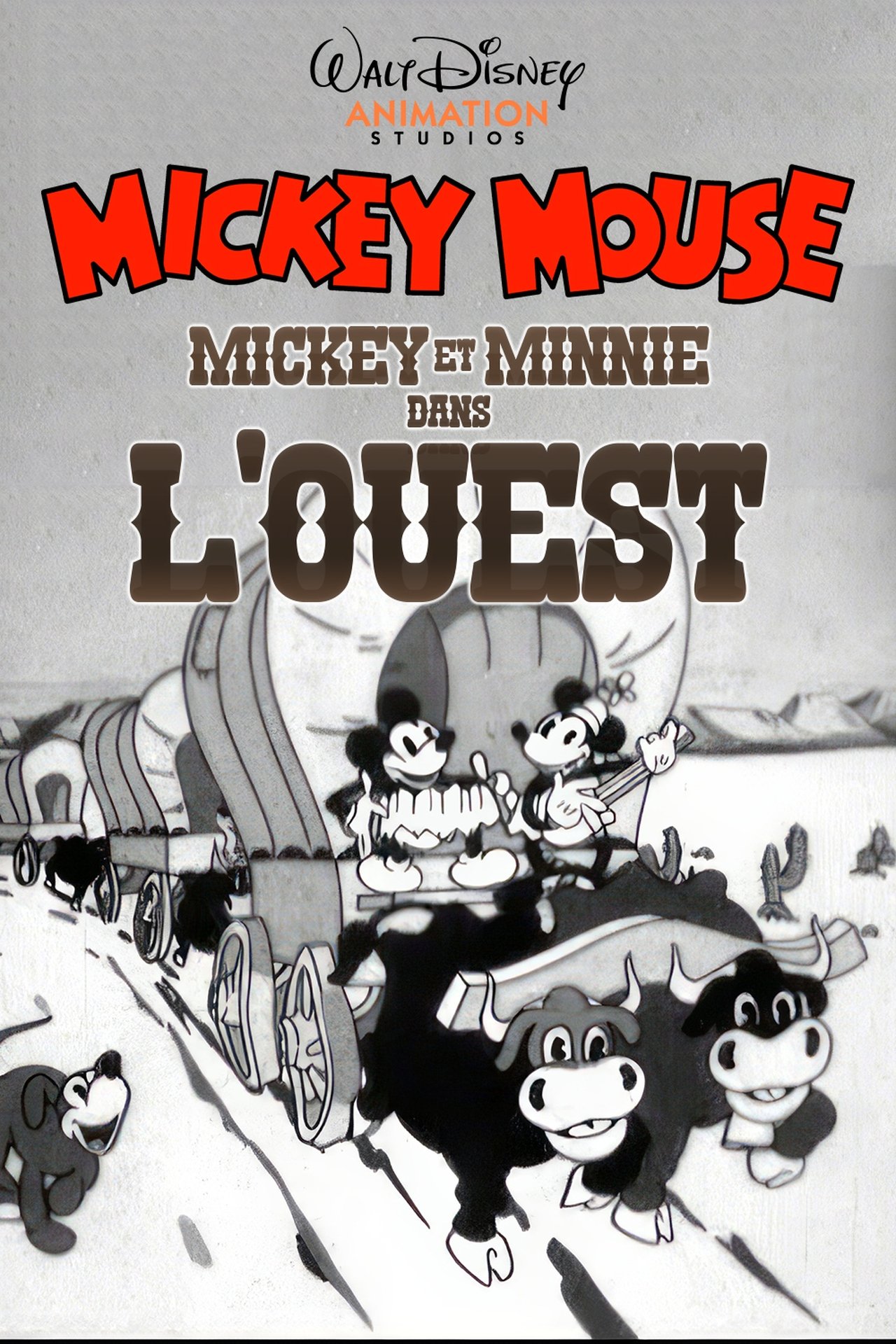 Mickey et Minnie dans l'Ouest poster