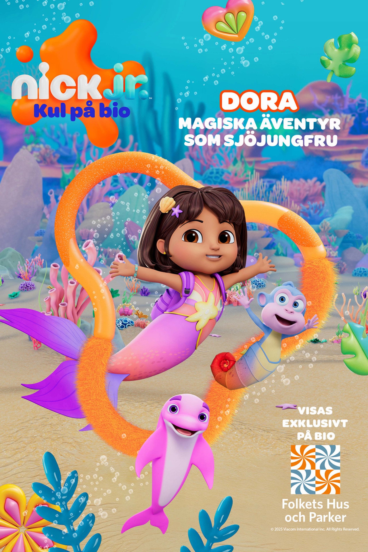 Dora - magiska äventyr som sjöjungfru filmaffisch