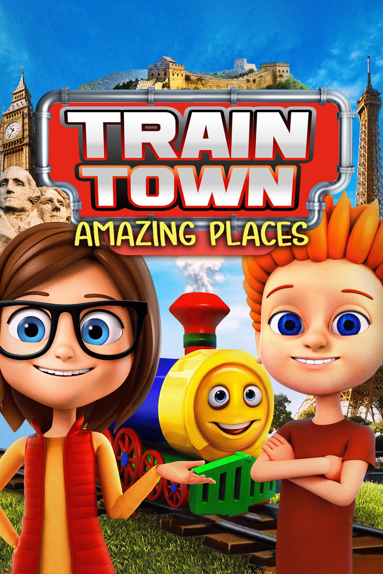 Train Town: Amazing Places Backdrop
