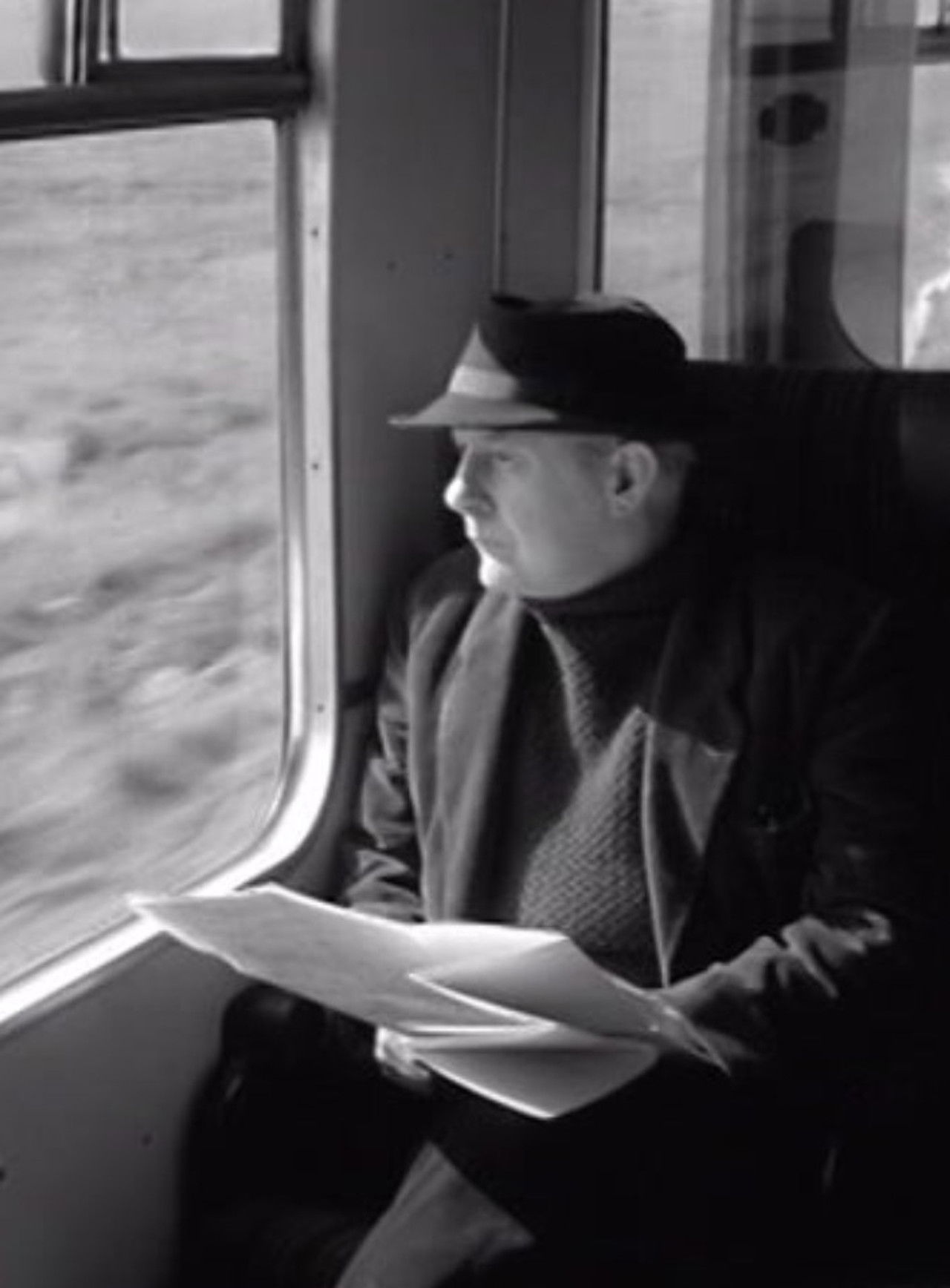 John Betjeman Goes By Train Backdrop