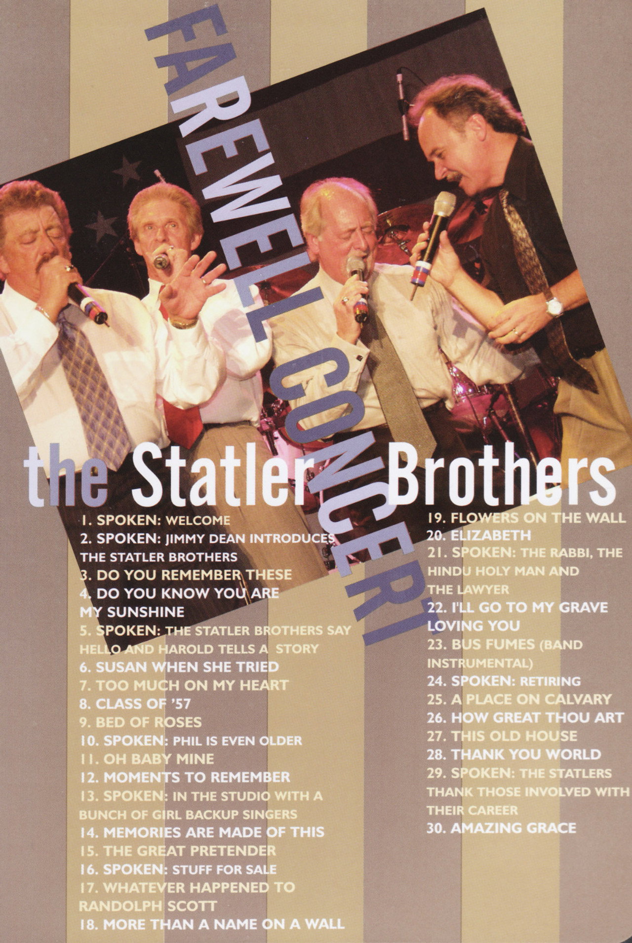 The Statler Brothers Farewell Concert