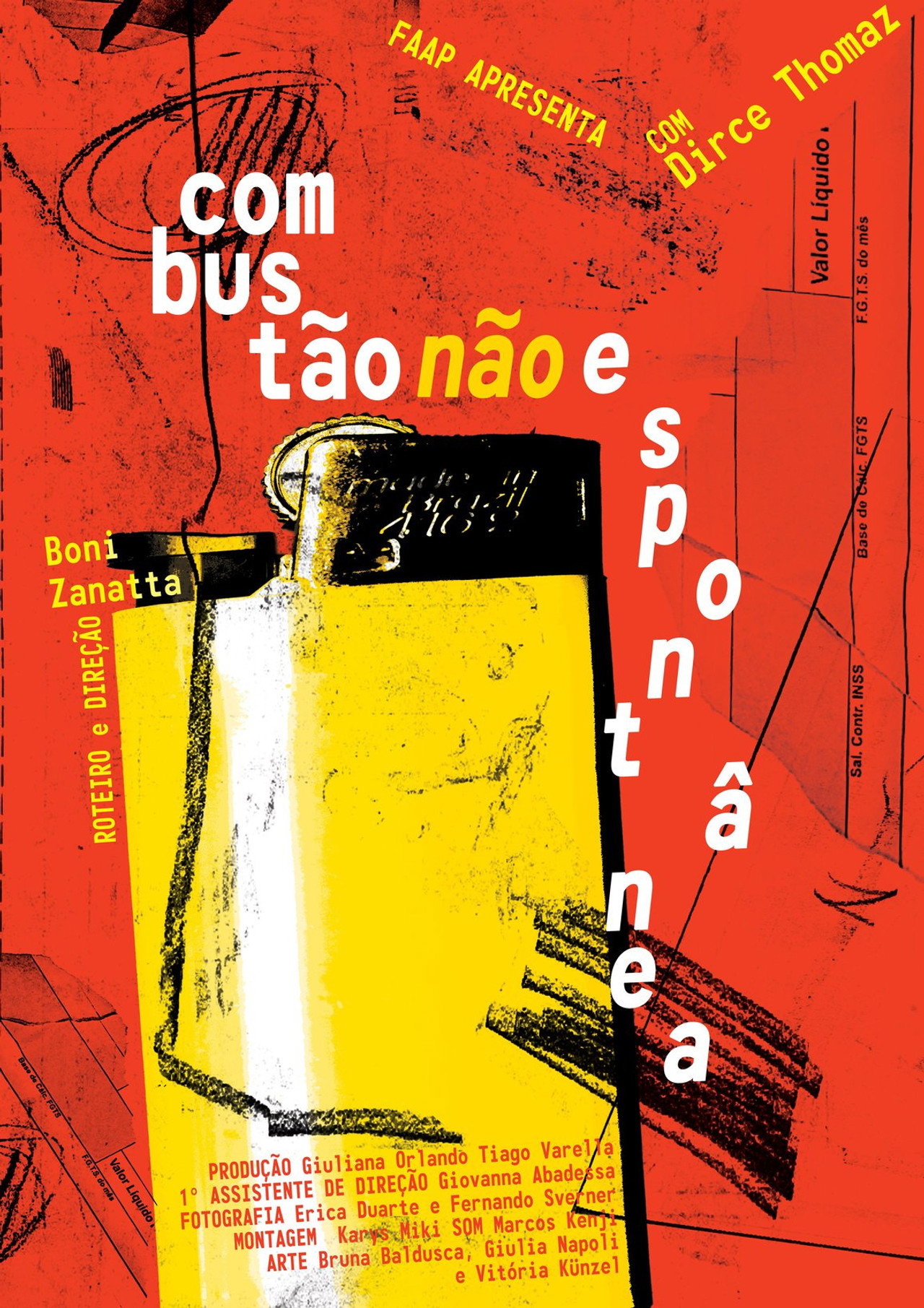 Combustão Não Espontânea filmaffisch