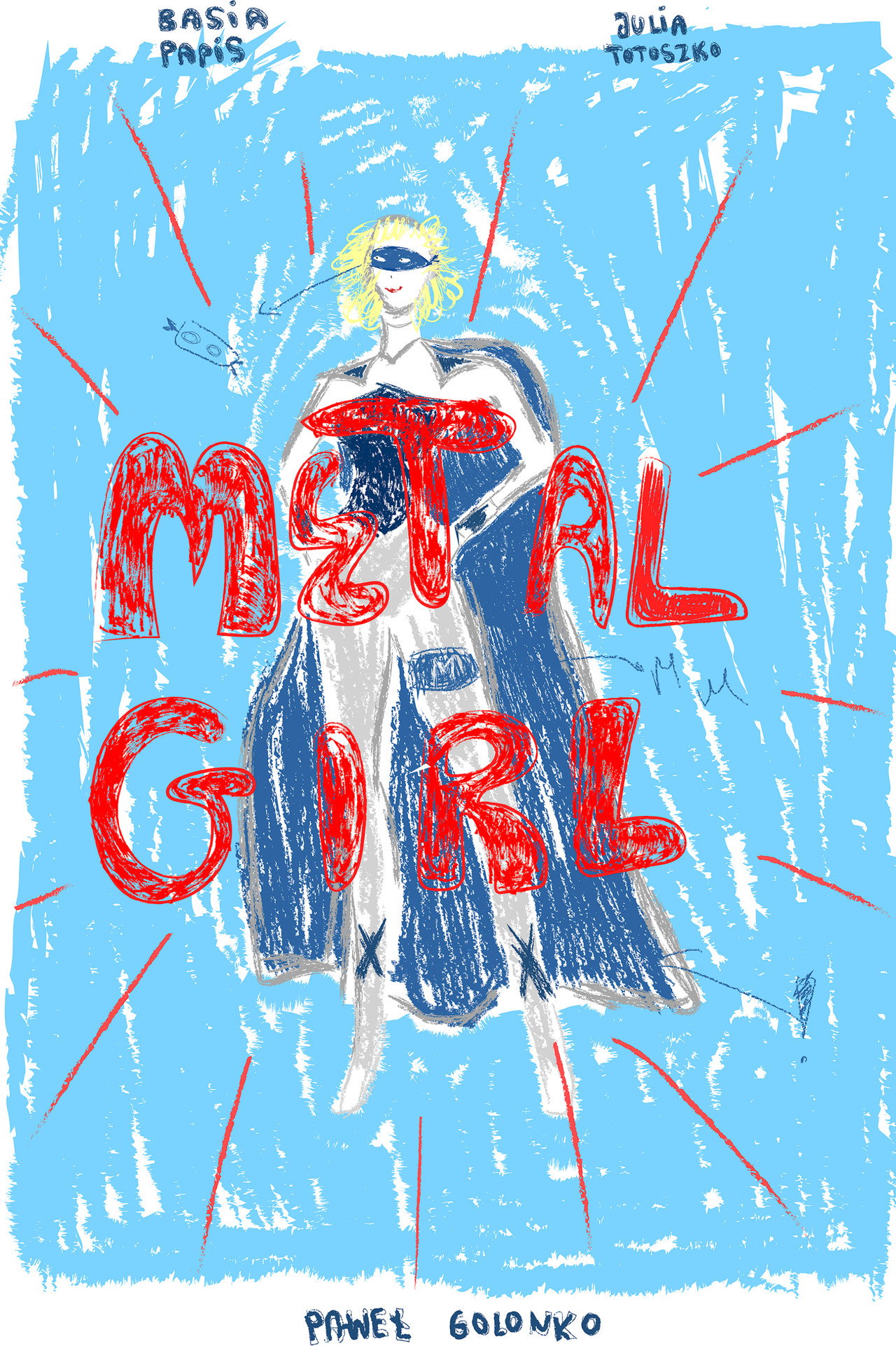 Metal-Girl Backdrop
