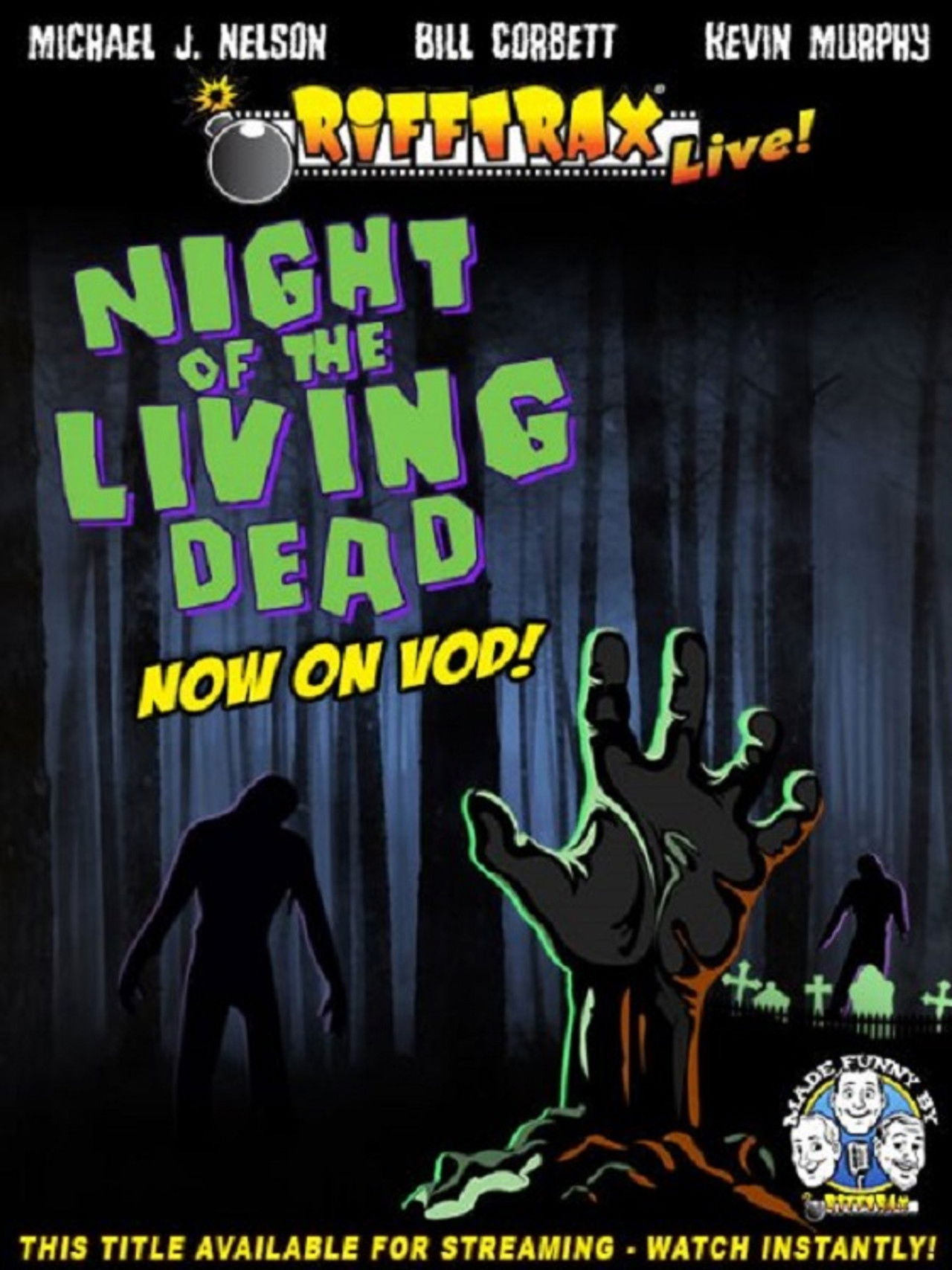 RiffTrax Live: Night of the Living Dead Backdrop