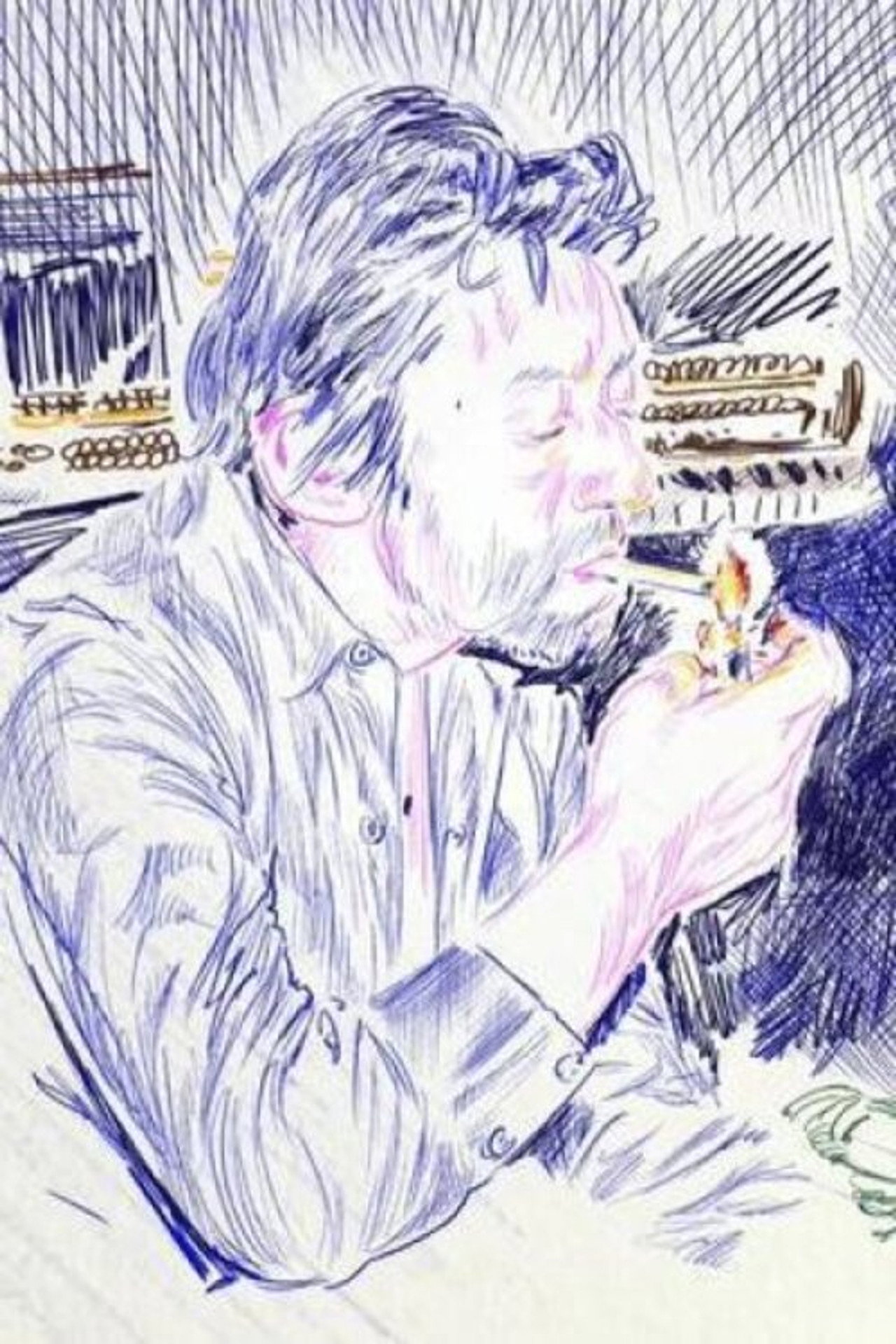 Gainsbourg, rue de Verneuil